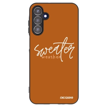 Picasee silikonski črni ovitek za Samsung Galaxy A15 A156B 5G - Sweater weather
