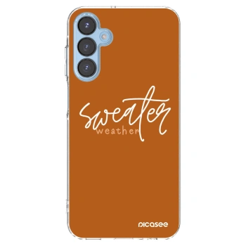 Picasee silikonski prozorni ovitek za Samsung Galaxy A15 A156B 5G - Sweater weather