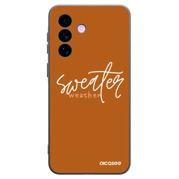 Picasee silikonski črni ovitek za Samsung Galaxy A57 5G - Sweater weather