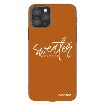 Picasee silikonski prozorni ovitek za Apple iPhone 11 Pro - Sweater weather