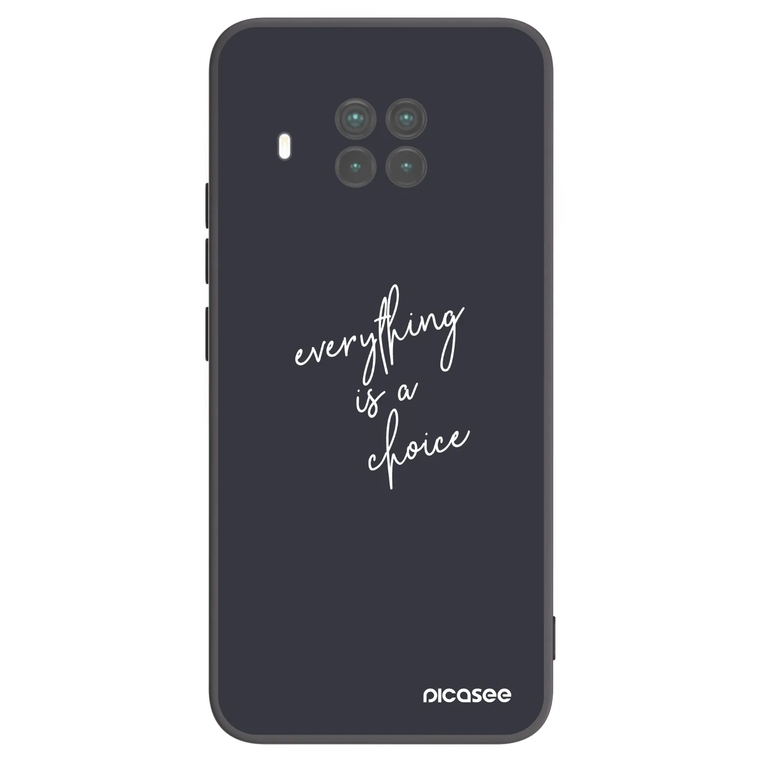Picasee silikonski črni ovitek za Xiaomi Mi 10T Lite - Everything is a choice