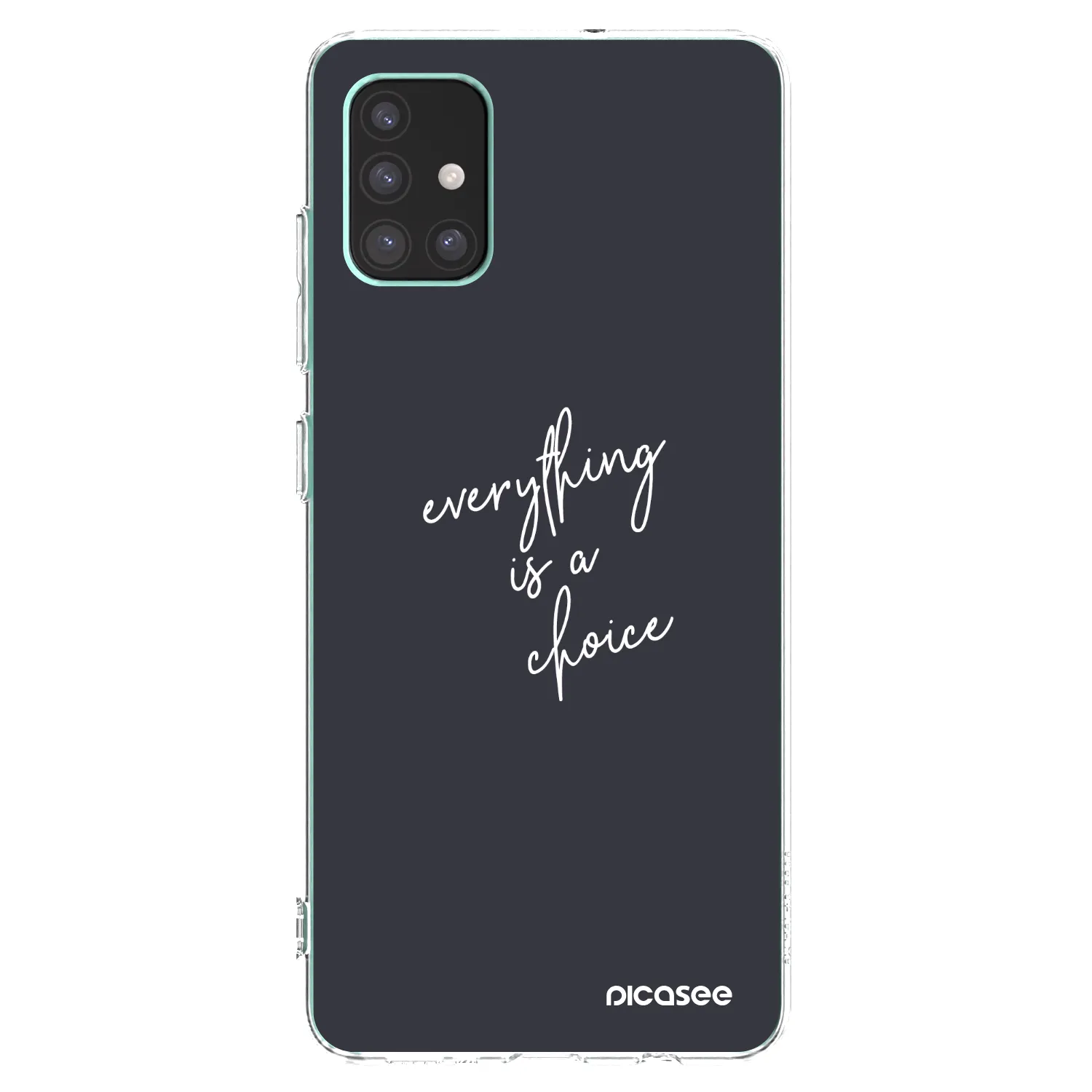 Picasee silikonski prozorni ovitek za Samsung Galaxy M51 M515F - Everything is a choice