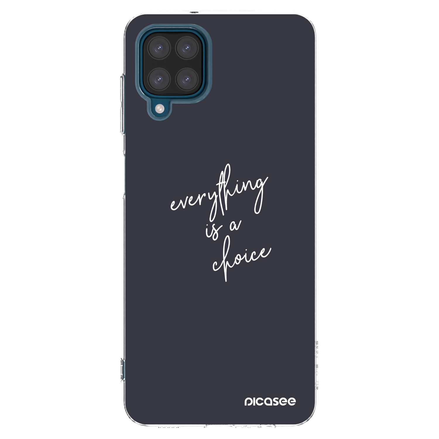 Picasee silikonski prozorni ovitek za Samsung Galaxy A12 A125F - Everything is a choice