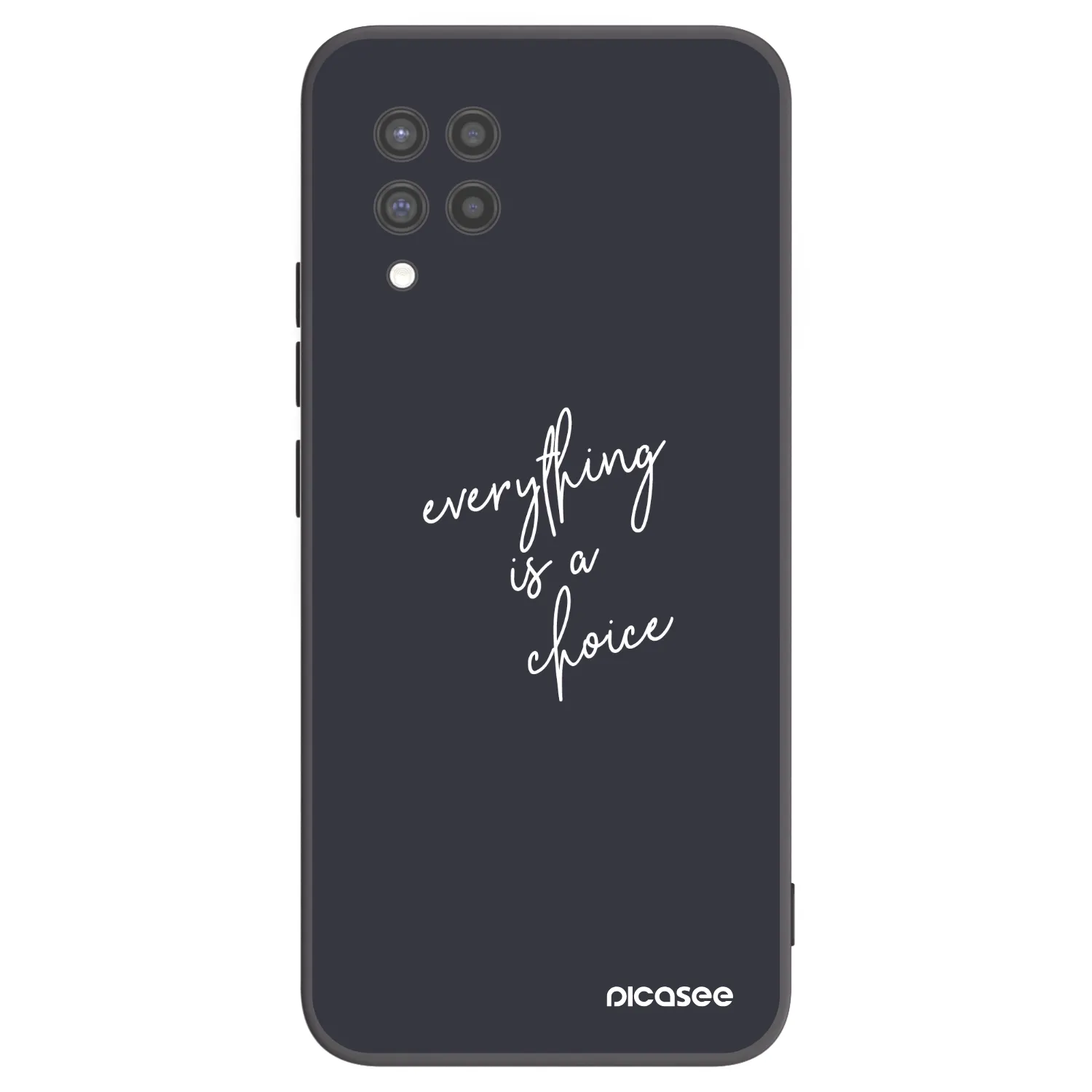 Picasee silikonski črni ovitek za Samsung Galaxy A42 A426B - Everything is a choice