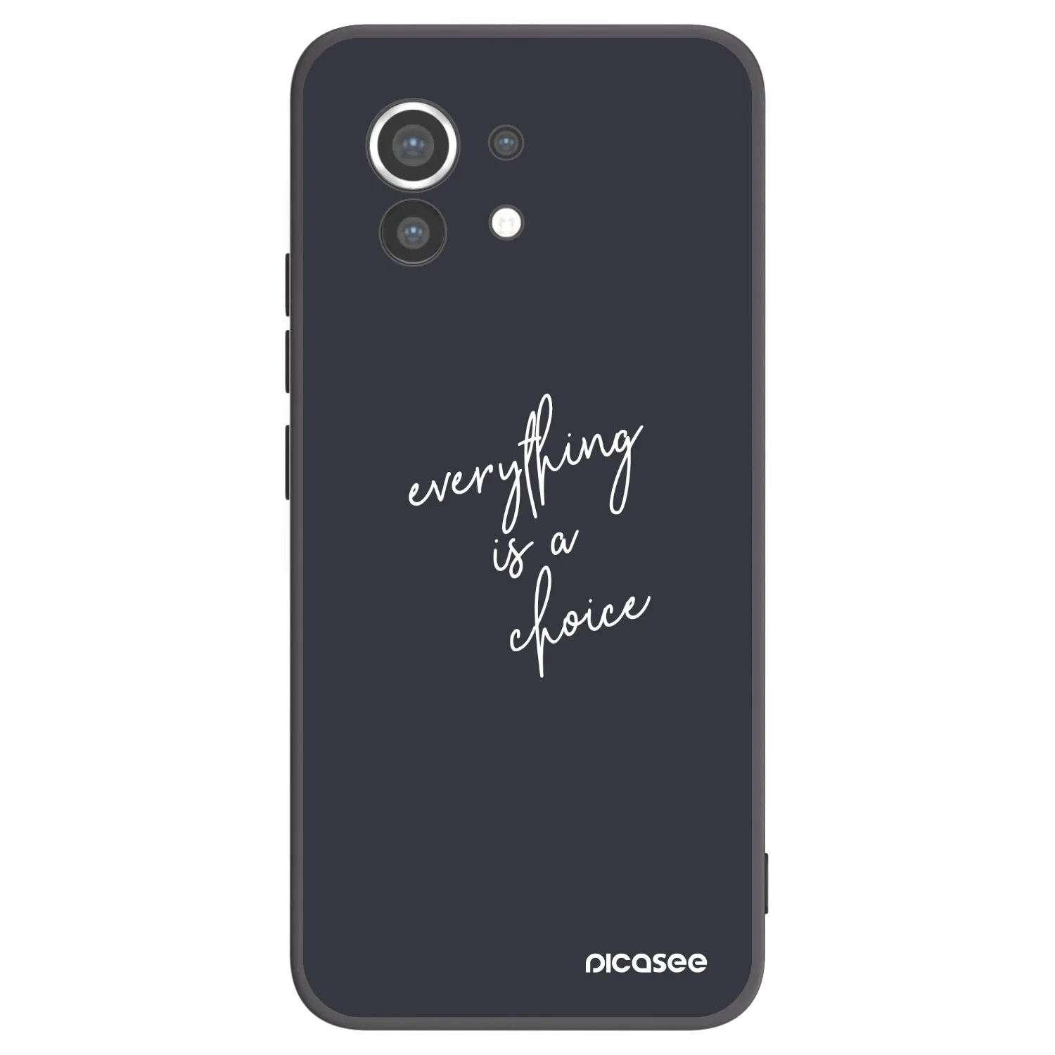 Picasee silikonski črni ovitek za Xiaomi Mi 11 - Everything is a choice