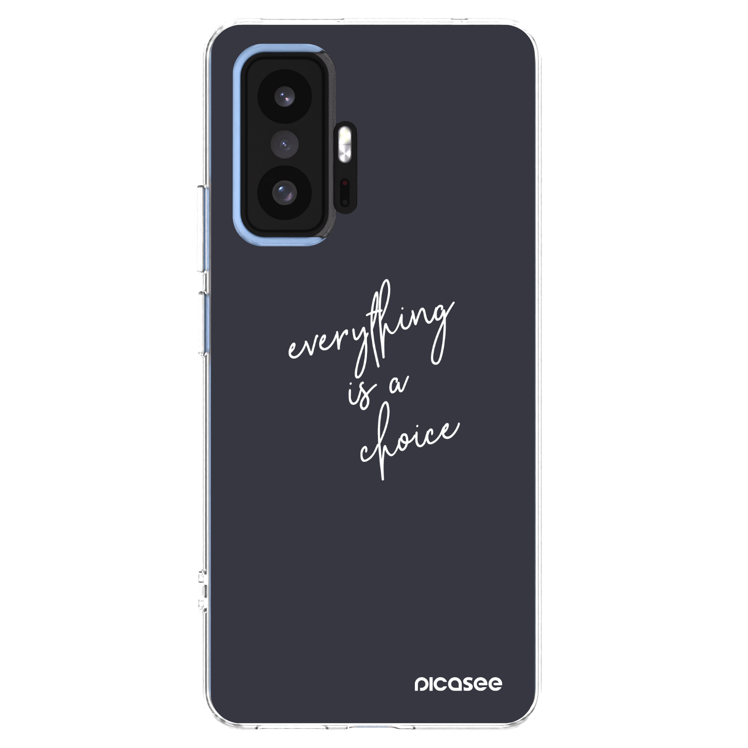 Picasee silikonski prozorni ovitek za Xiaomi 11T - Everything is a choice