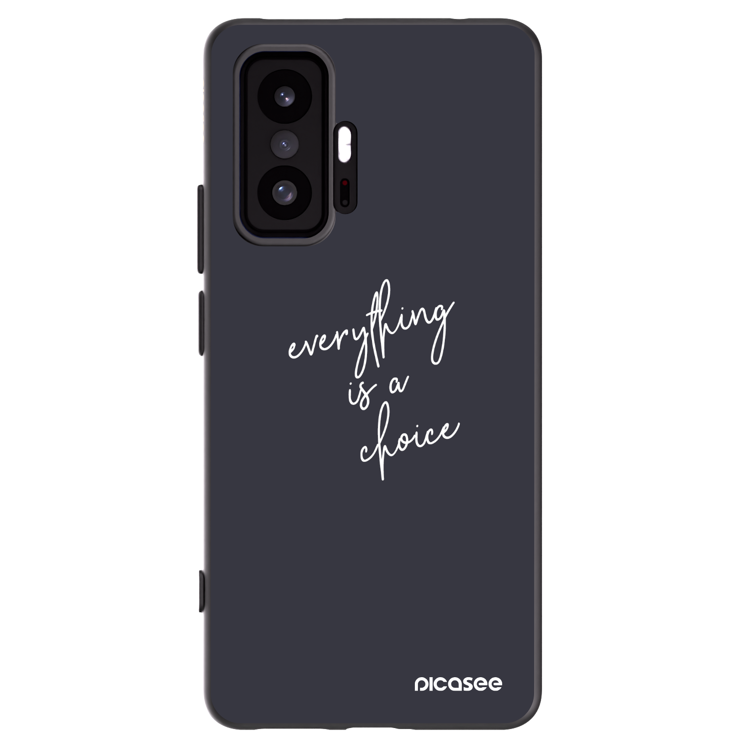 Picasee silikonski črni ovitek za Xiaomi 11T Pro - Everything is a choice