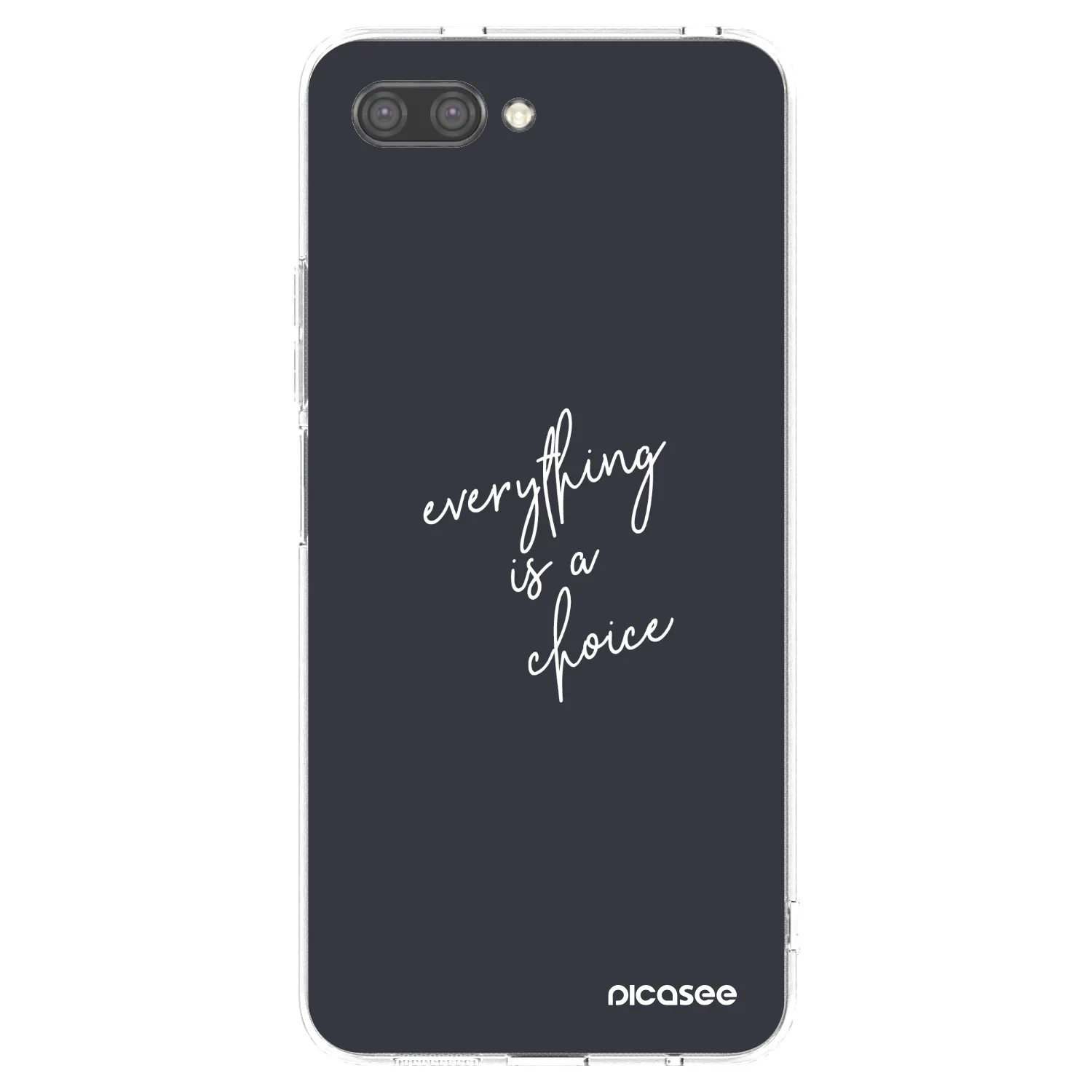 Picasee silikonski prozorni ovitek za Honor 10 - Everything is a choice
