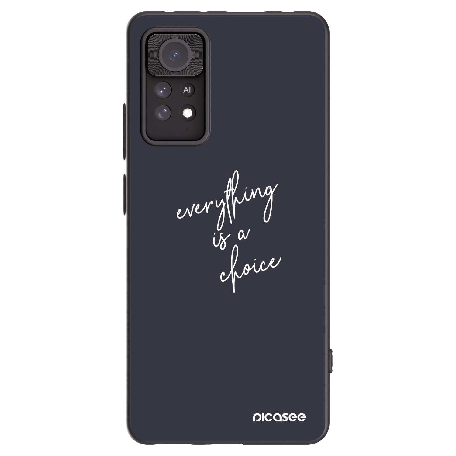 Picasee silikonski črni ovitek za Xiaomi Redmi Note 11 Pro - Everything is a choice