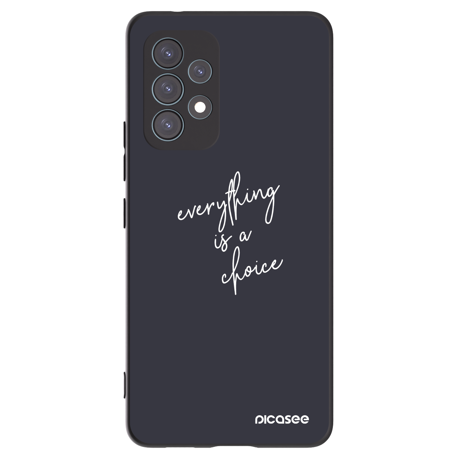 Picasee silikonski črni ovitek za Samsung Galaxy A53 5G A536 - Everything is a choice