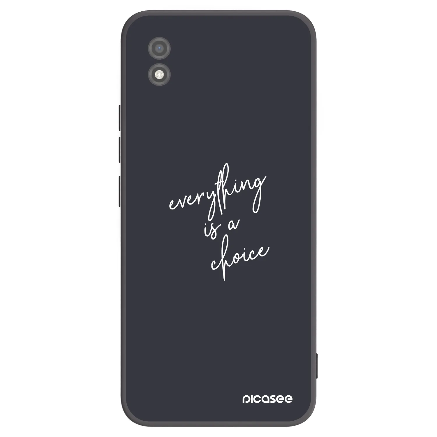 Picasee silikonski črni ovitek za Realme C11 (2021) - Everything is a choice