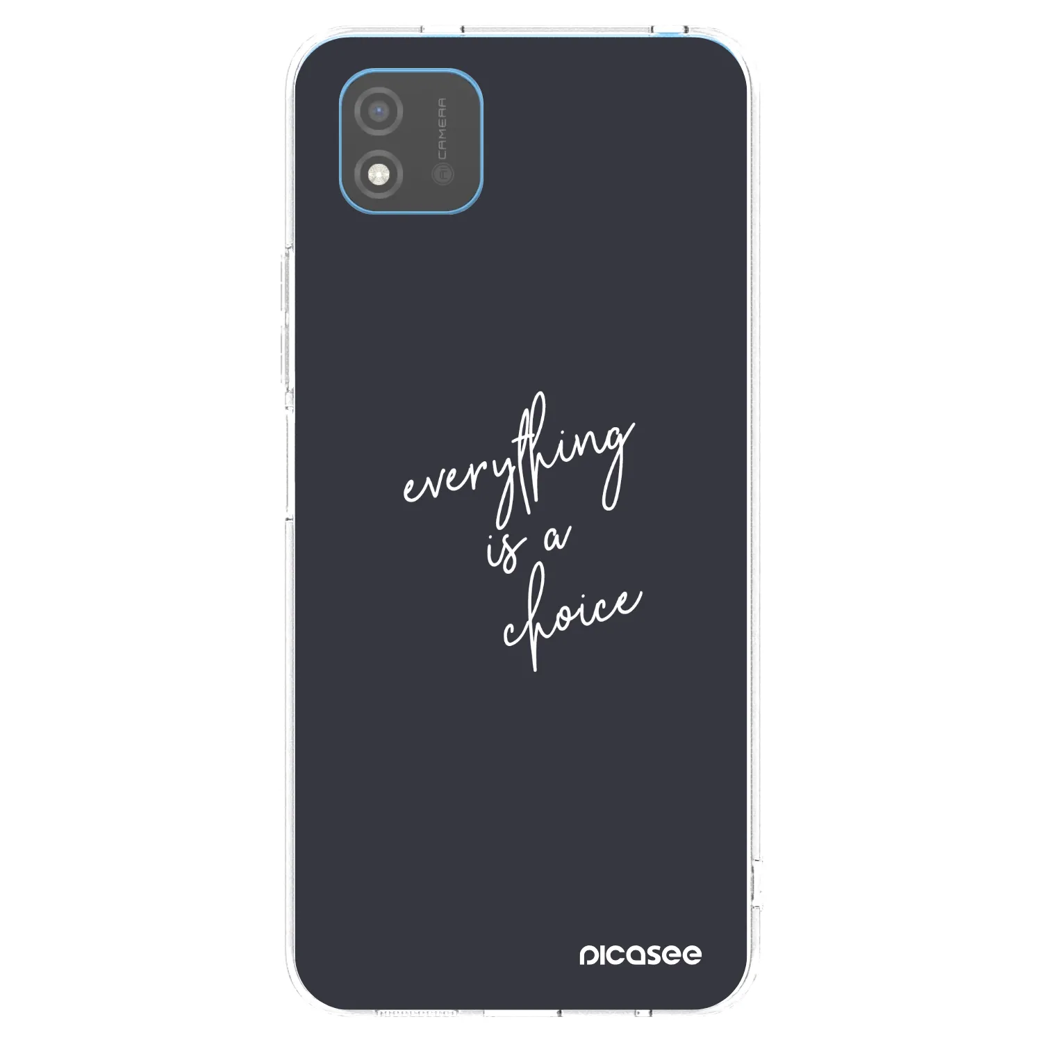 Picasee silikonski prozorni ovitek za Realme C11 (2021) - Everything is a choice
