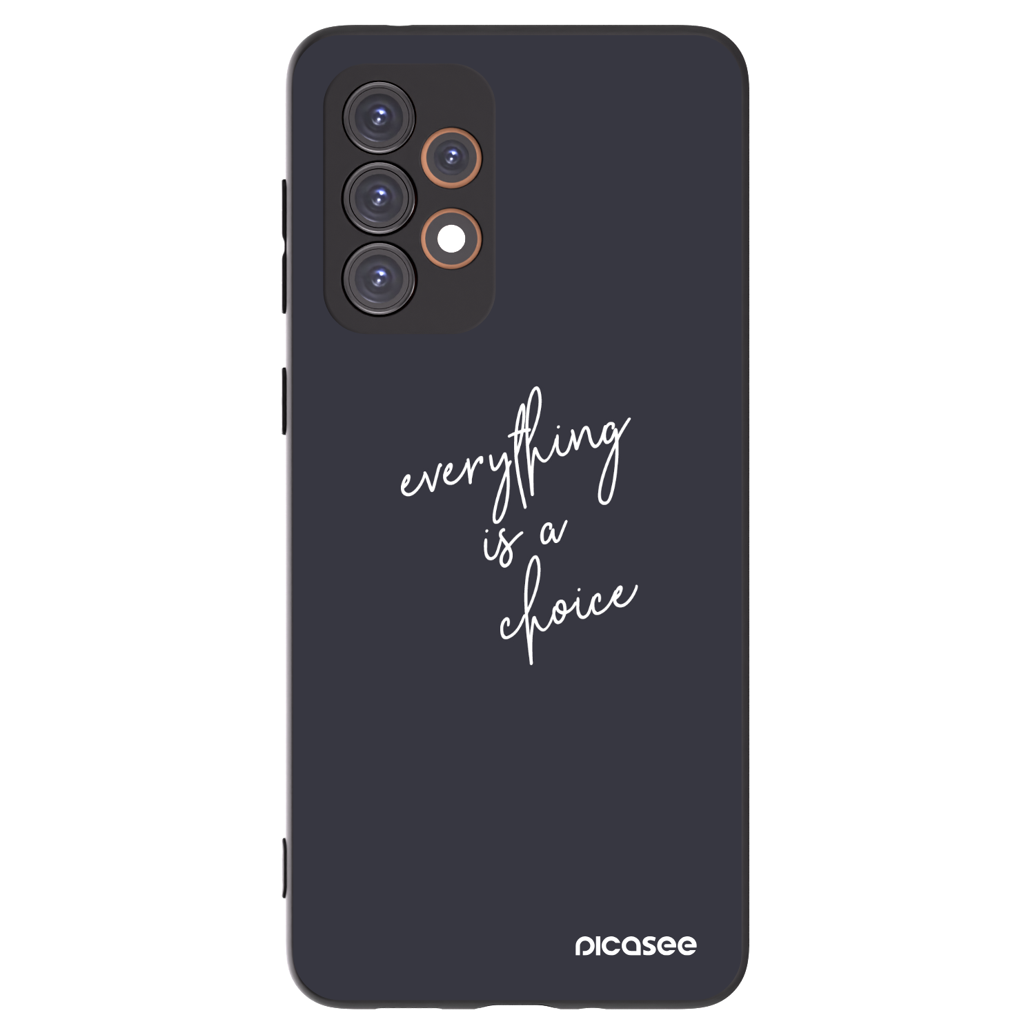 Picasee silikonski črni ovitek za Samsung Galaxy A33 5G A336 - Everything is a choice