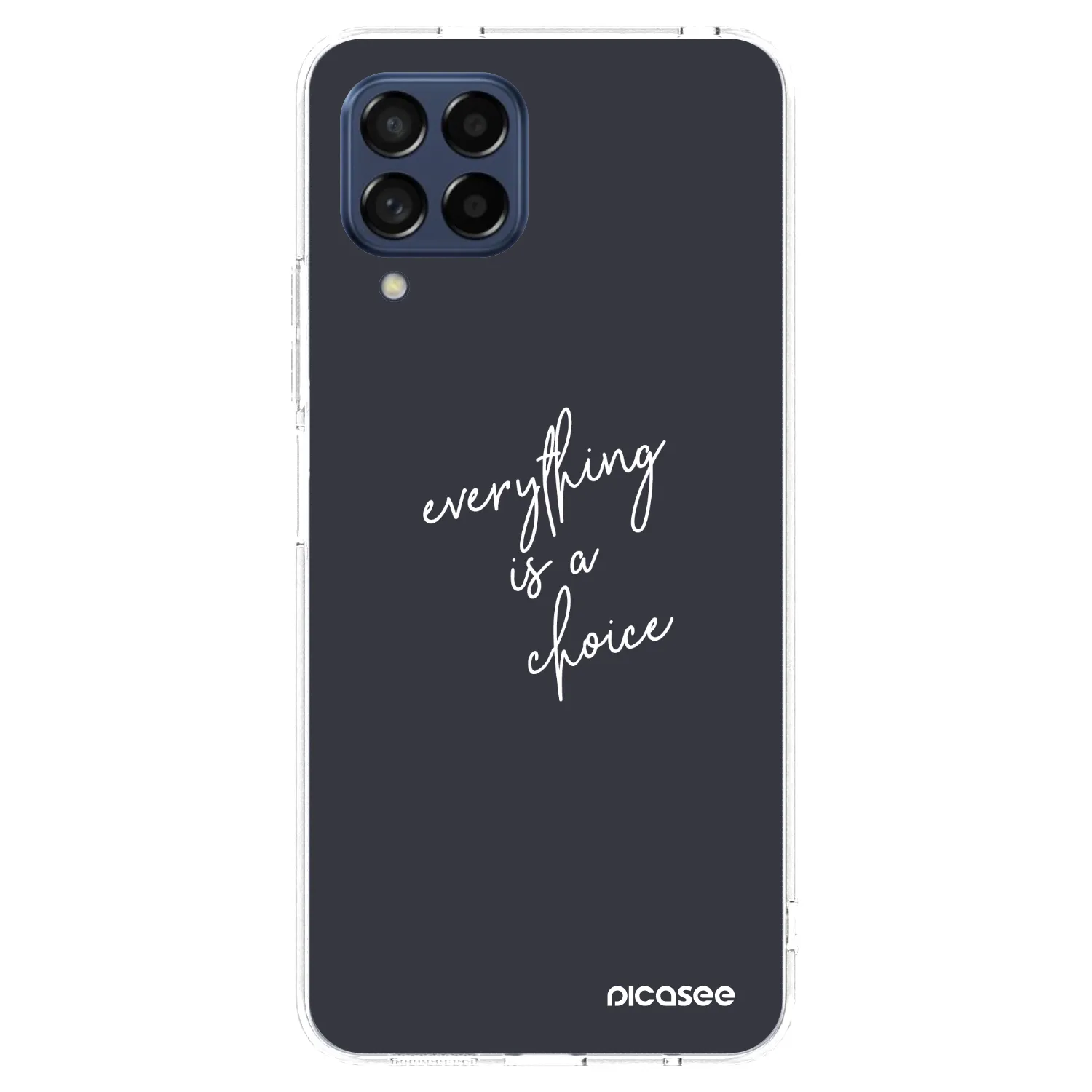 Picasee silikonski prozorni ovitek za Samsung Galaxy M53 5G - Everything is a choice