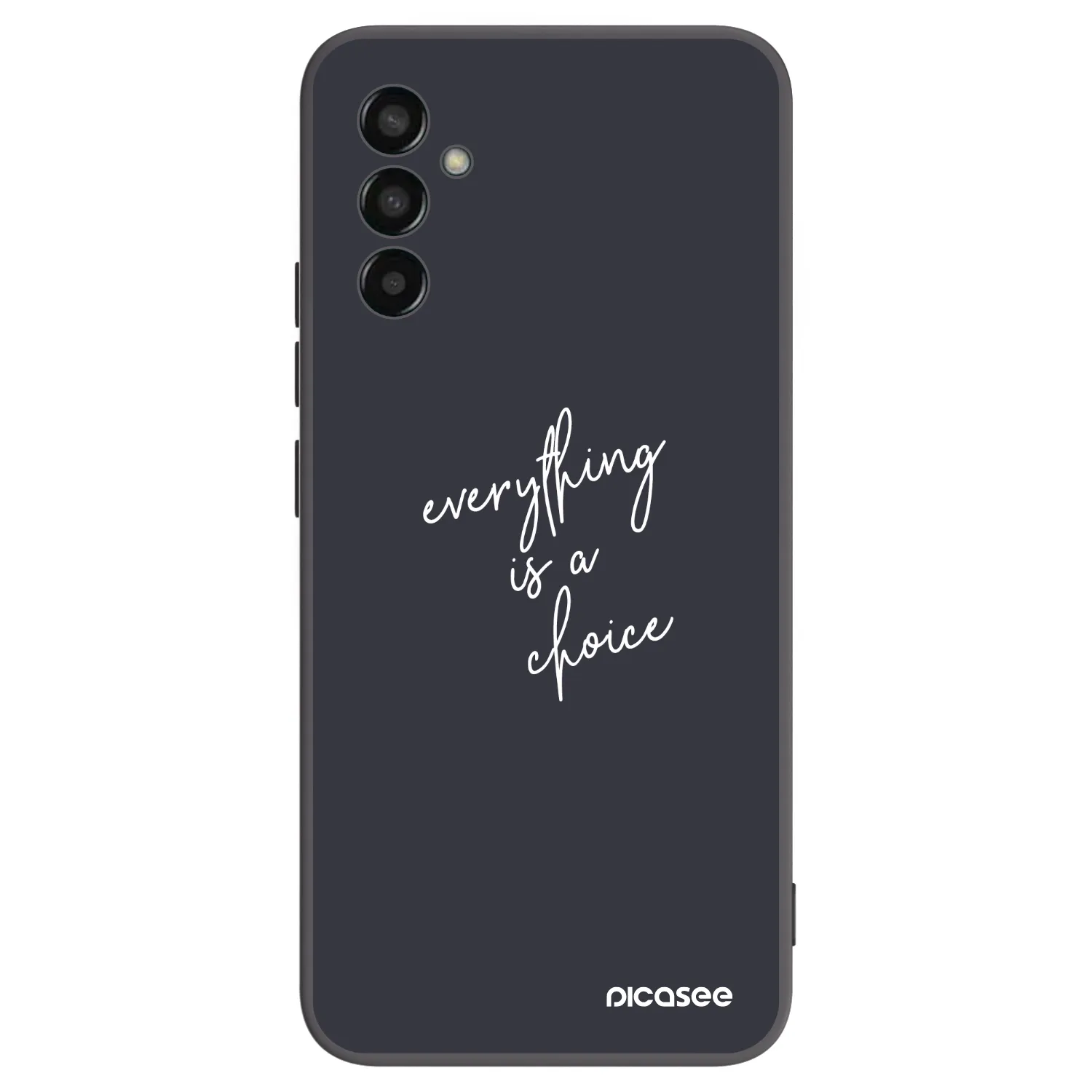 Picasee silikonski črni ovitek za Samsung Galaxy M13 M135F - Everything is a choice