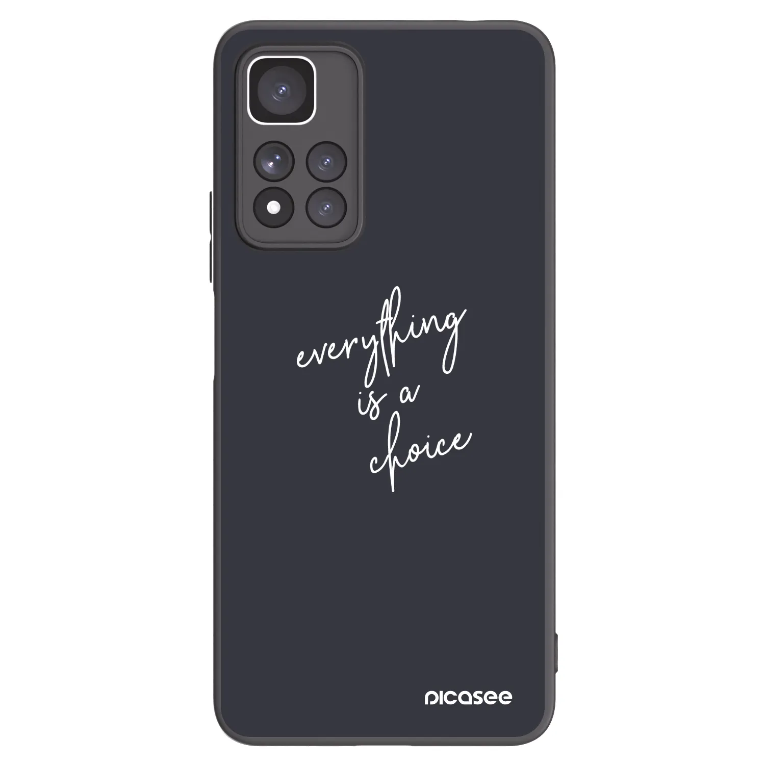 Picasee silikonski črni ovitek za Xiaomi Redmi Note 11 Pro+ 5G - Everything is a choice
