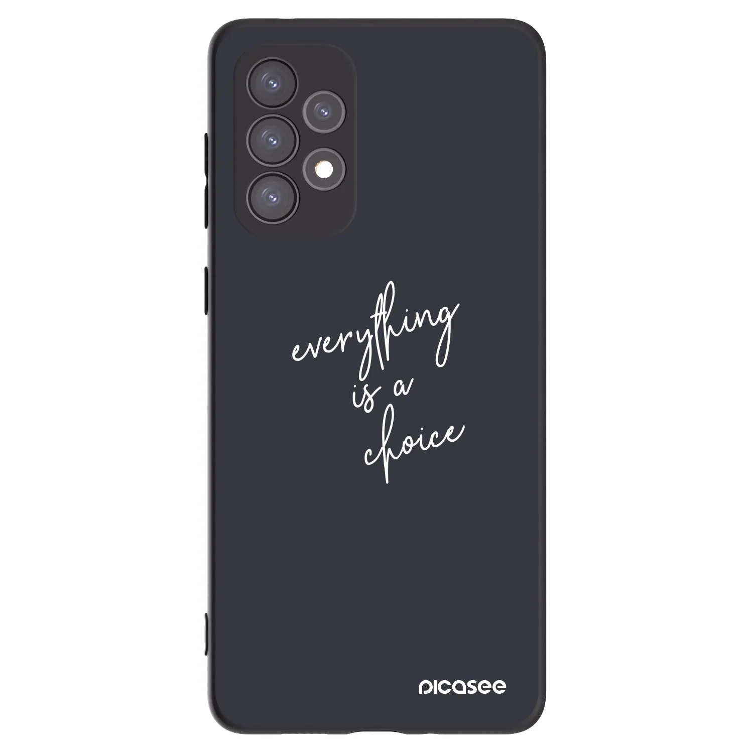 Picasee silikonski črni ovitek za Samsung Galaxy A73 5G - Everything is a choice