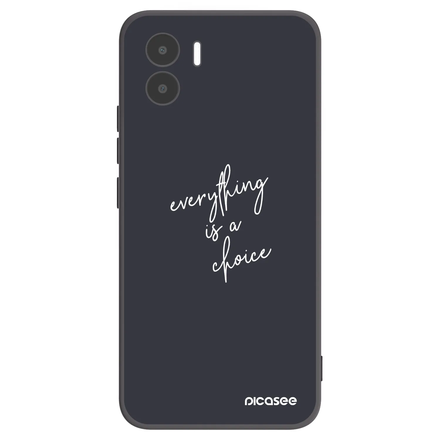 Picasee silikonski črni ovitek za Xiaomi Redmi A1 - Everything is a choice