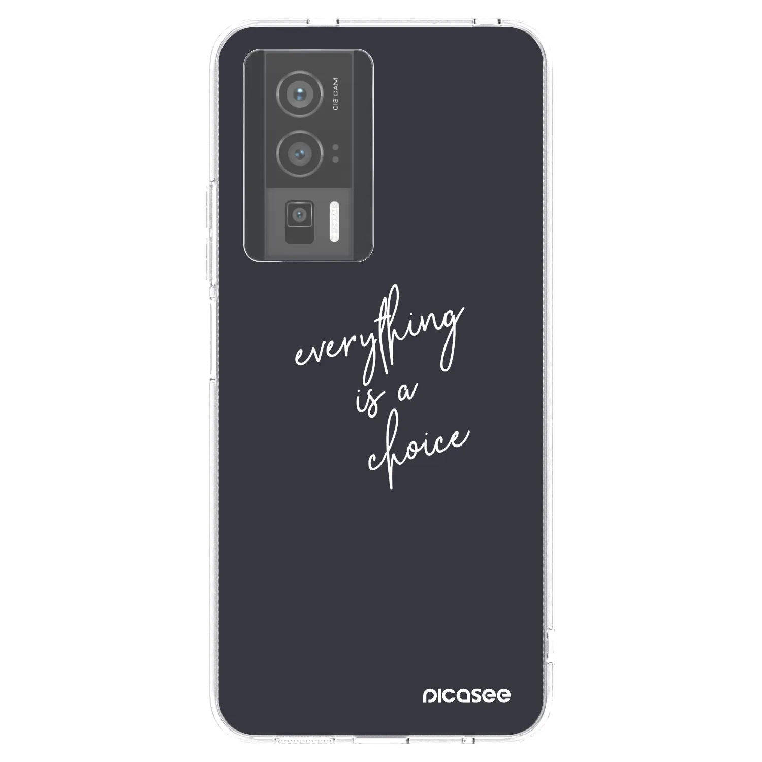 Picasee silikonski prozorni ovitek za Xiaomi Poco F5 Pro 5G - Everything is a choice
