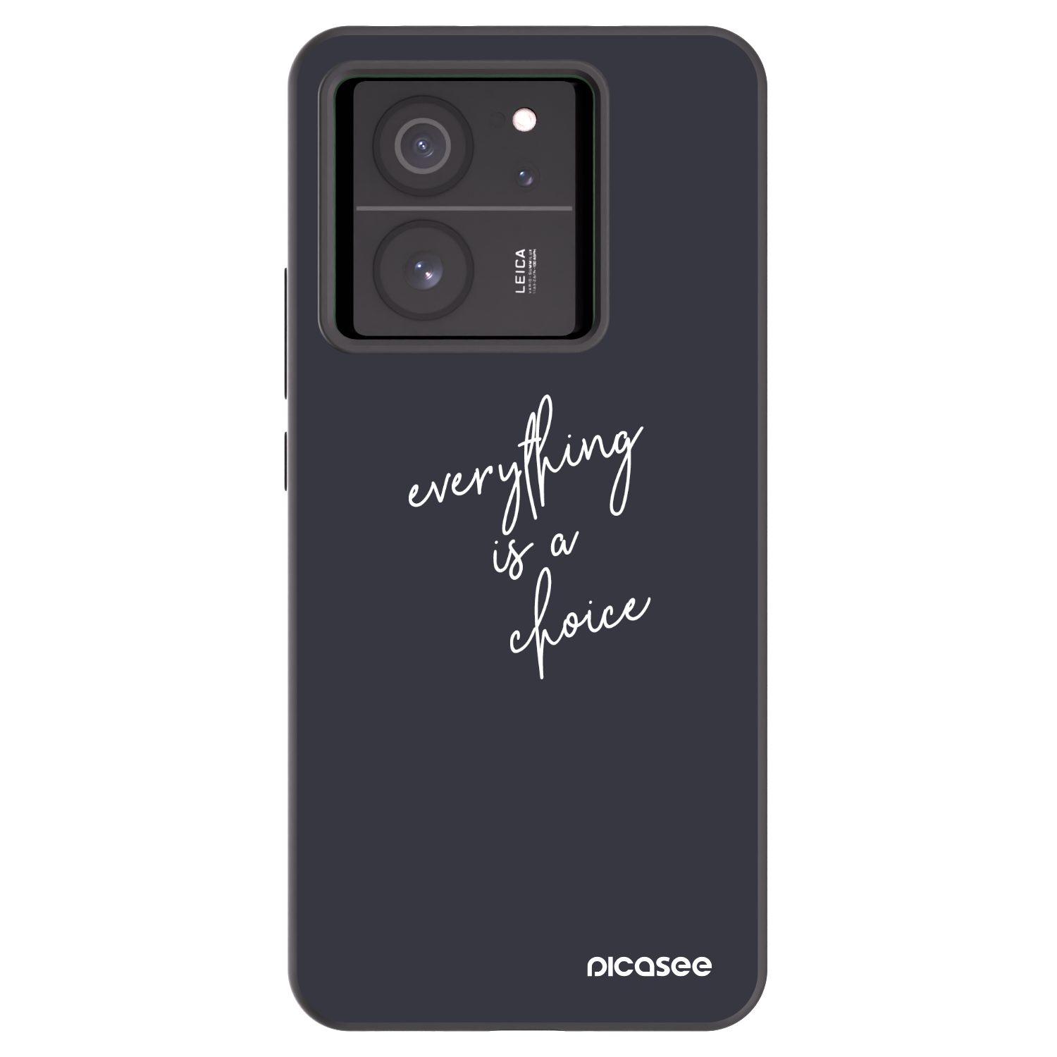 Picasee silikonski črni ovitek za Xiaomi 13T - Everything is a choice