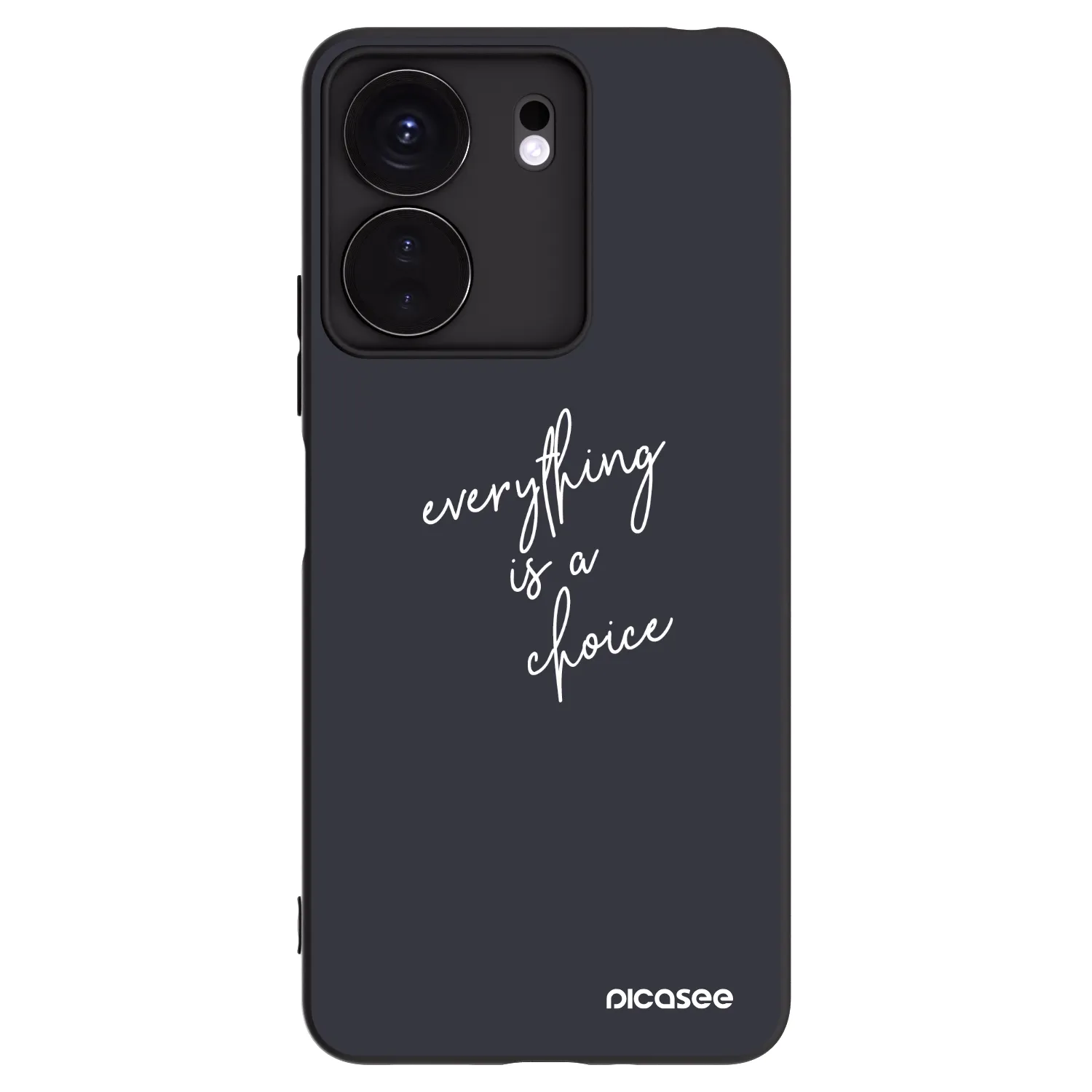 Picasee silikonski črni ovitek za Xiaomi Redmi 13C 4G - Everything is a choice