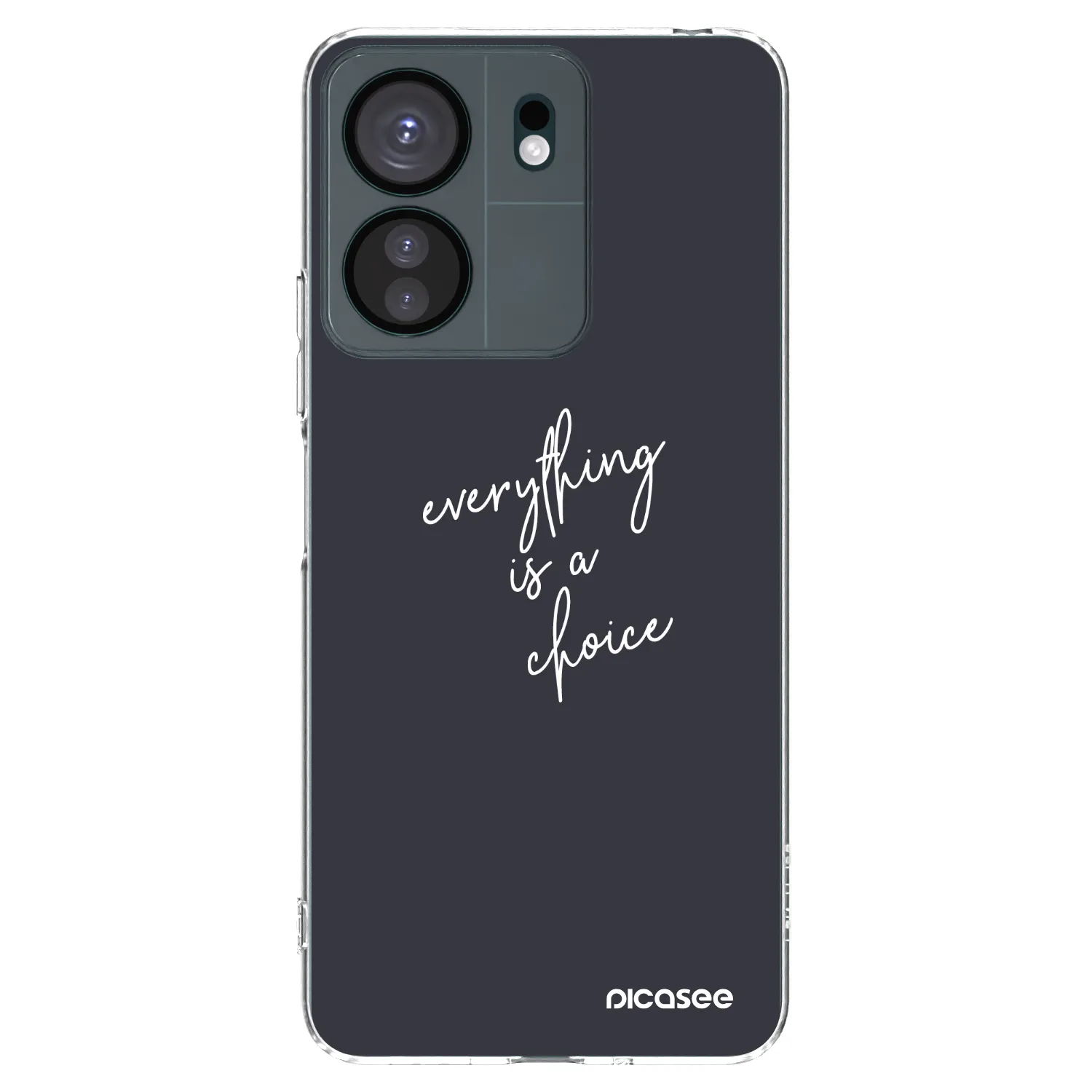 Picasee silikonski prozorni ovitek za Xiaomi Redmi 13C 4G - Everything is a choice