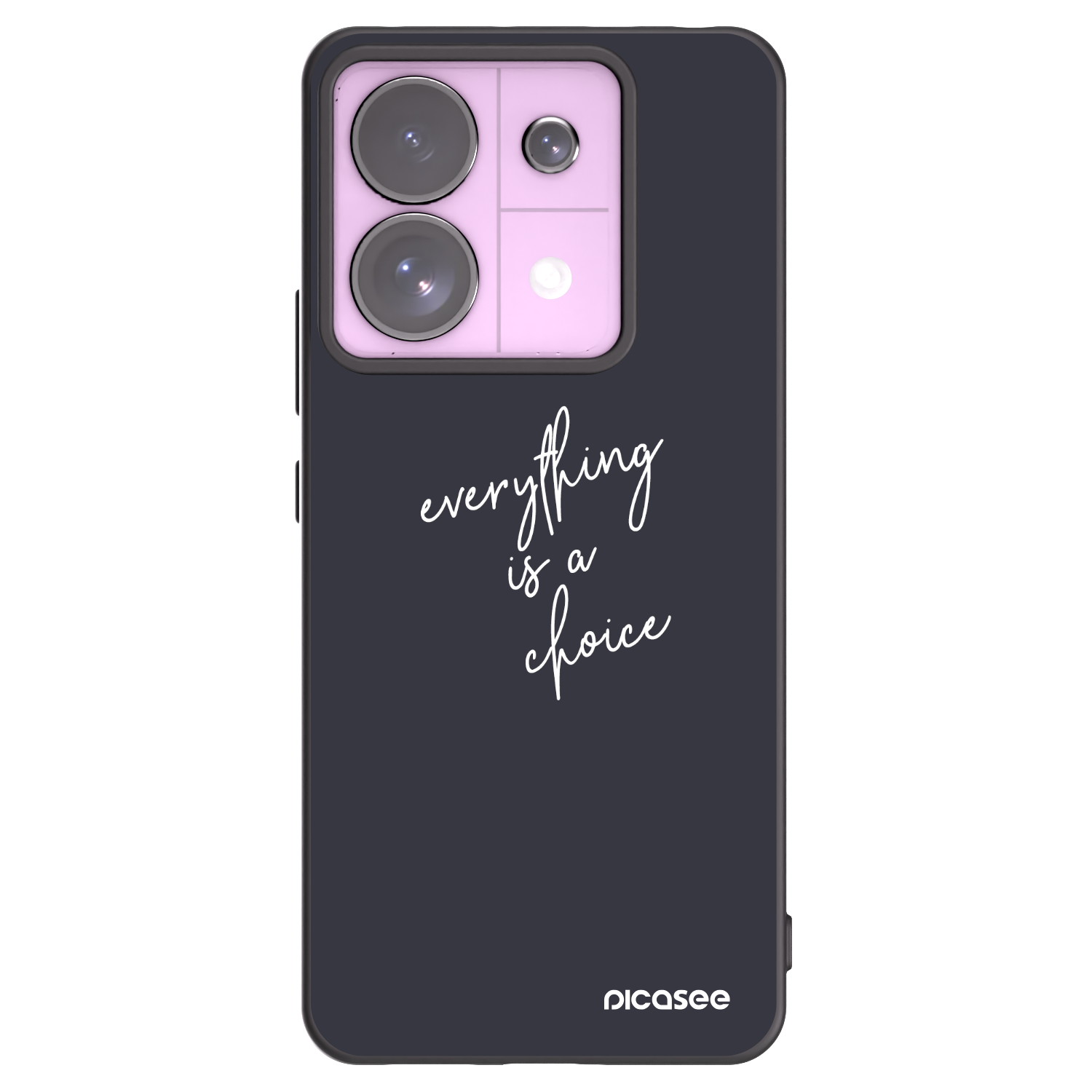 Picasee silikonski črni ovitek za Xiaomi Redmi Note 13 Pro 5G - Everything is a choice