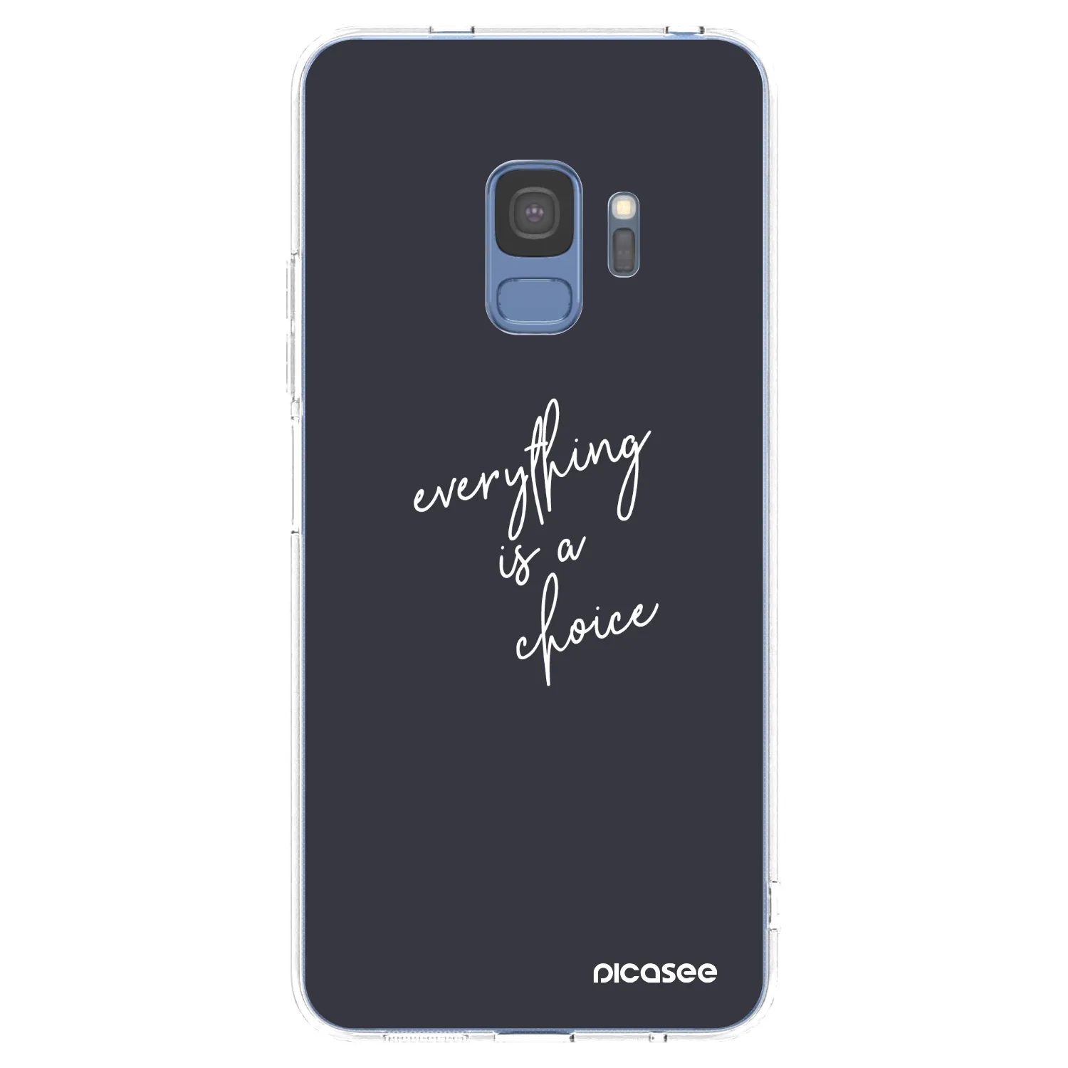 Picasee silikonski prozorni ovitek za Samsung Galaxy S9 G960F - Everything is a choice