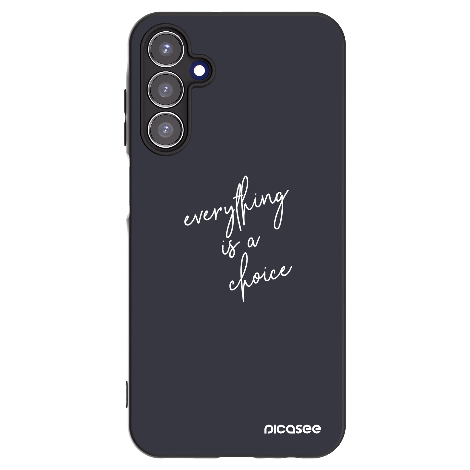 Picasee silikonski črni ovitek za Samsung Galaxy A15 A155F 4G - Everything is a choice