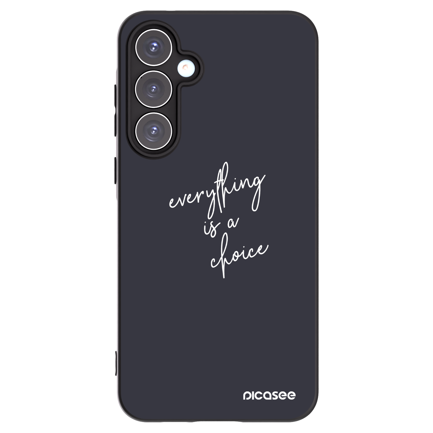 Picasee silikonski črni ovitek za Samsung Galaxy A55 5G A556B - Everything is a choice