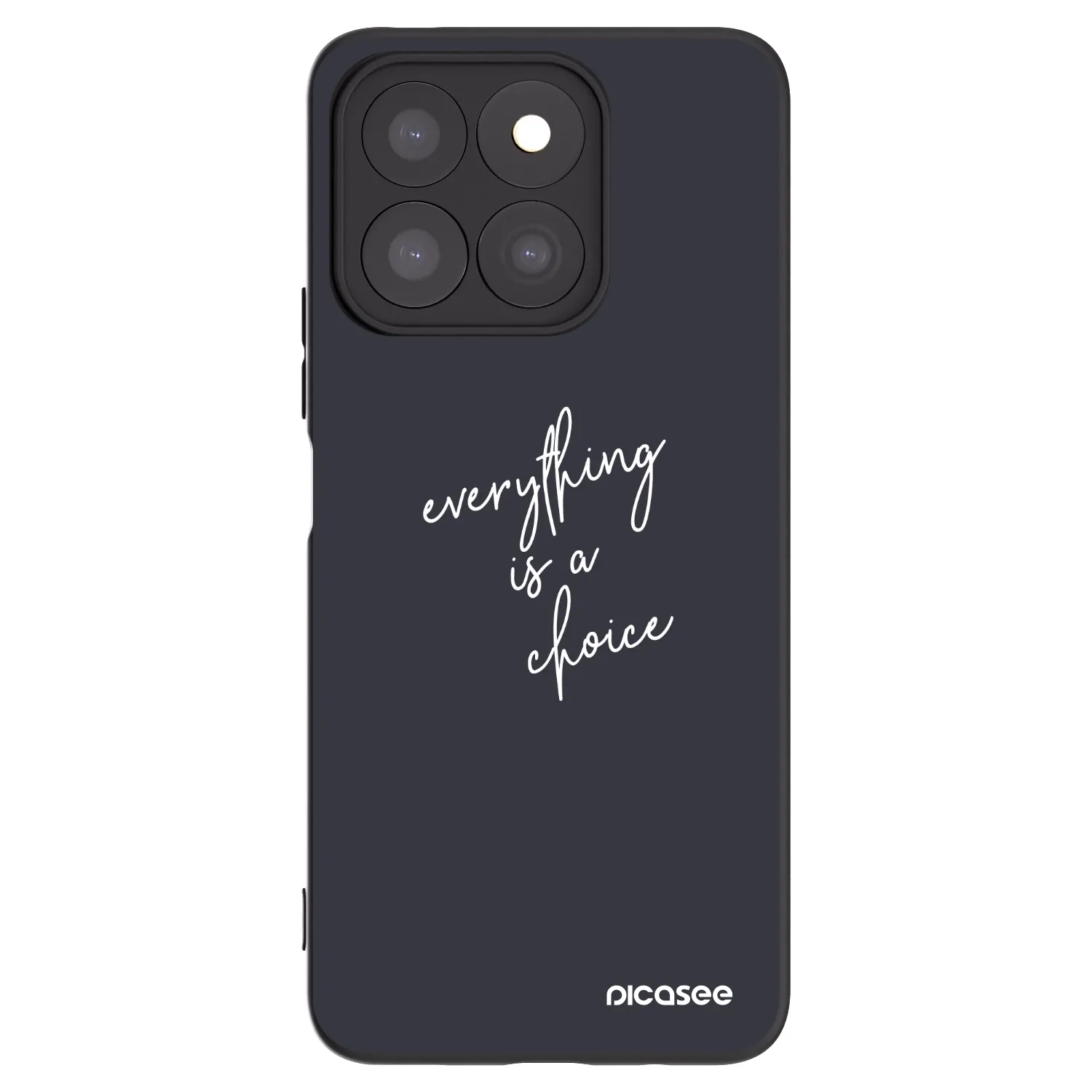 Picasee silikonski črni ovitek za Honor X8b - Everything is a choice