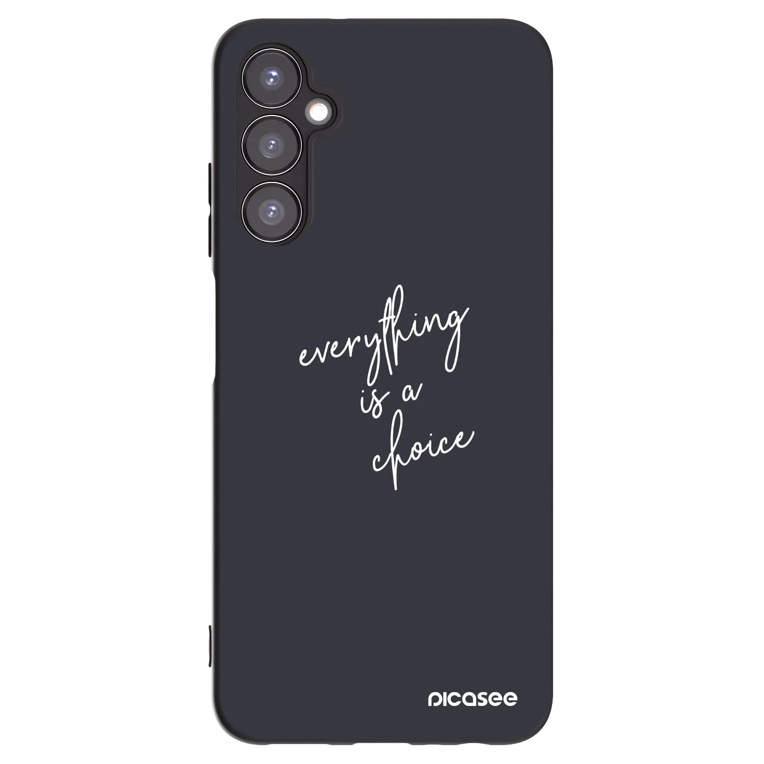 Picasee silikonski črni ovitek za Samsung Galaxy A05s A057G - Everything is a choice