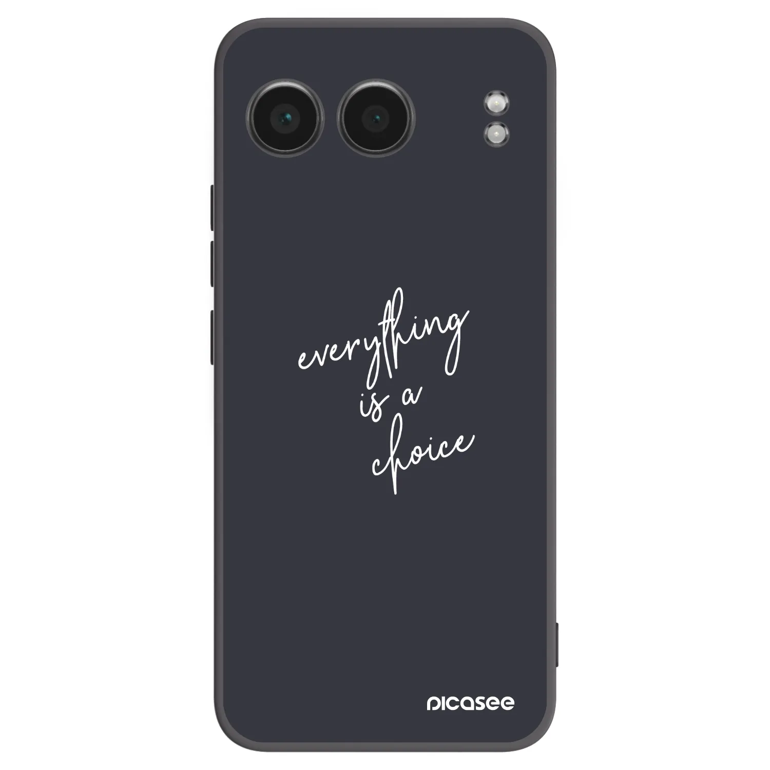 Picasee silikonski črni ovitek za OnePlus Nord 4 - Everything is a choice