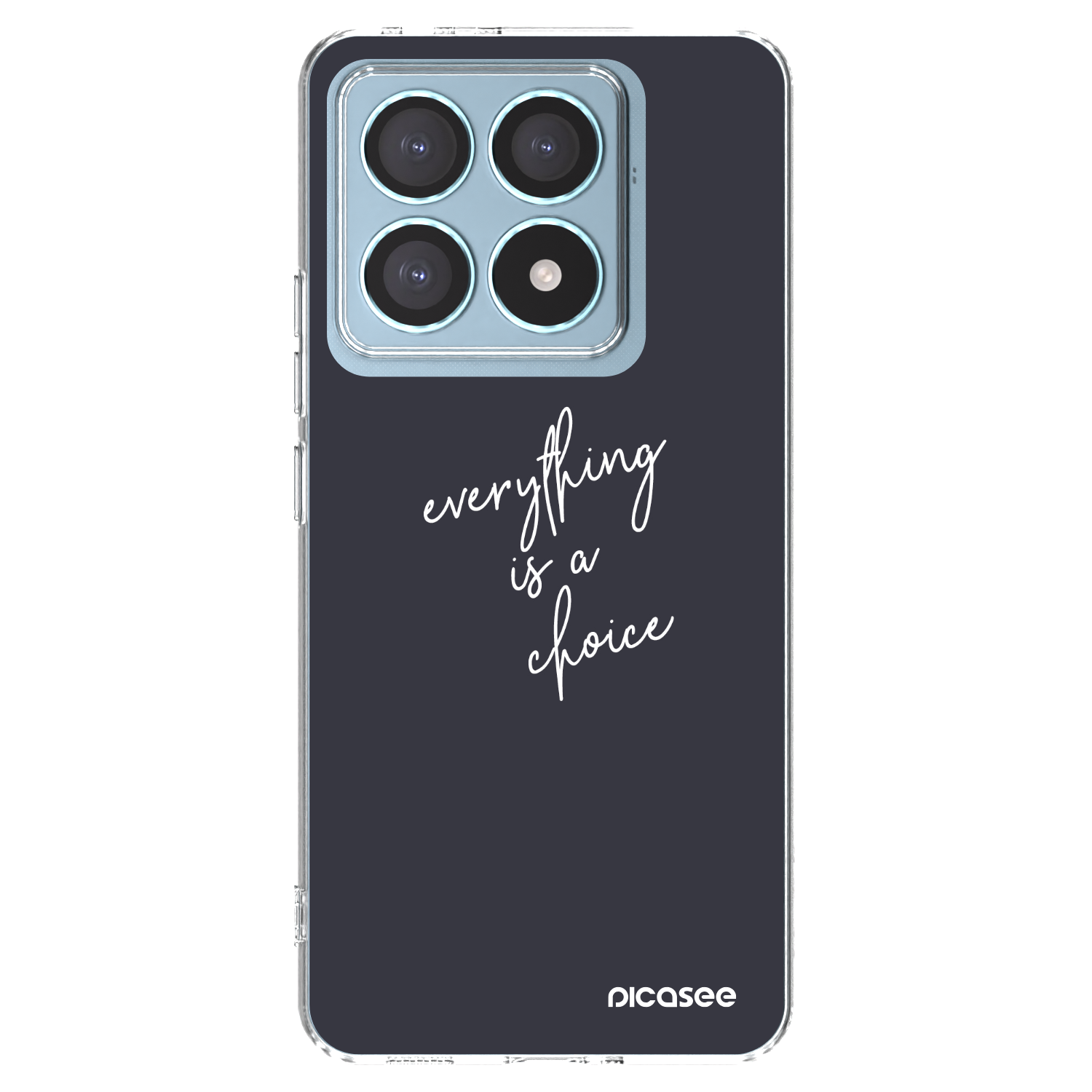 Picasee silikonski prozorni ovitek za Xiaomi 14T Pro - Everything is a choice