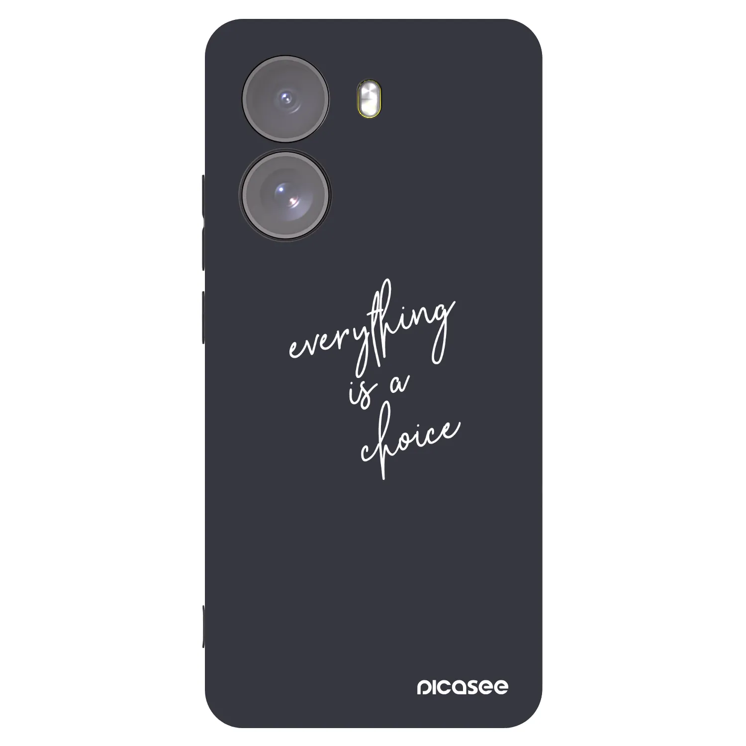 Picasee silikonski črni ovitek za Xiaomi Poco X7 - Everything is a choice