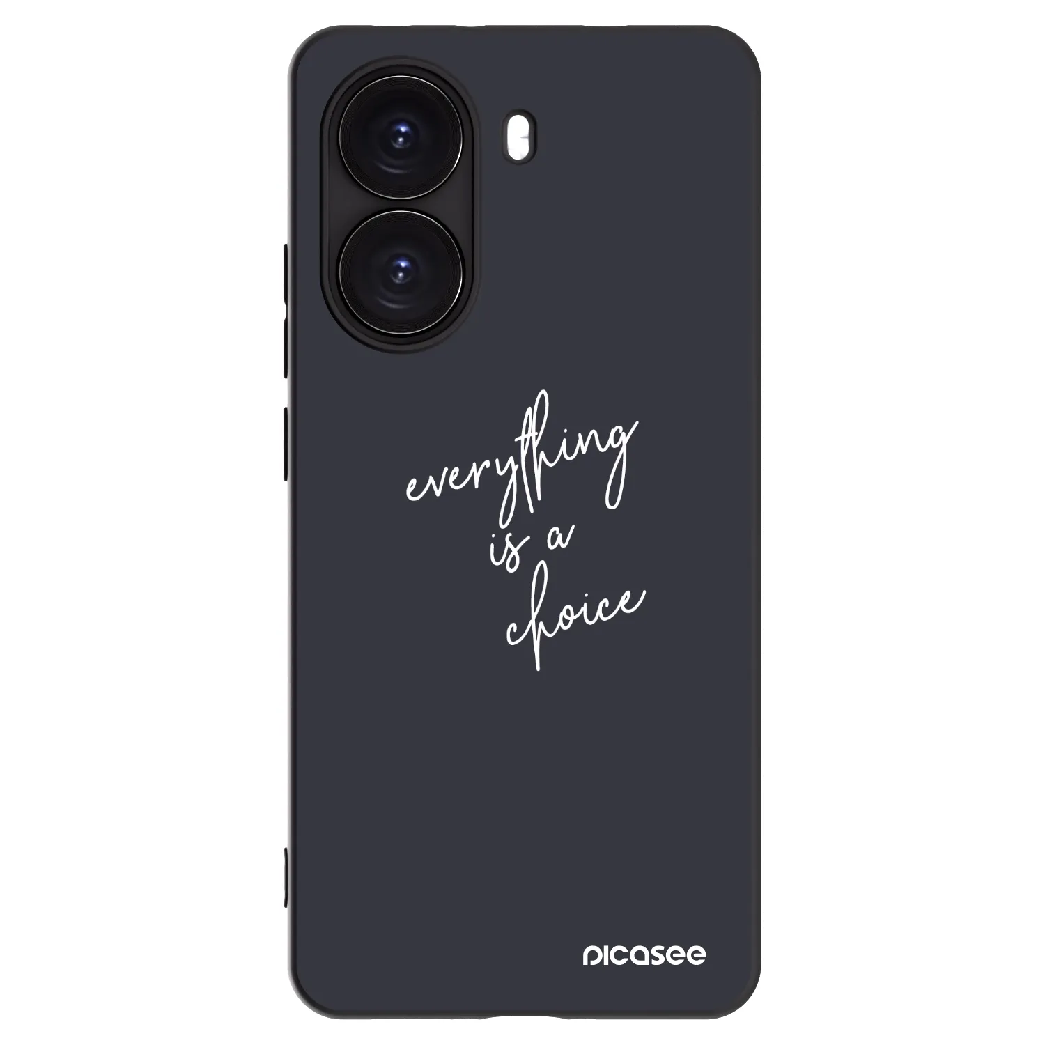 Picasee silikonski črni ovitek za Xiaomi Poco X7 Pro 5G - Everything is a choice