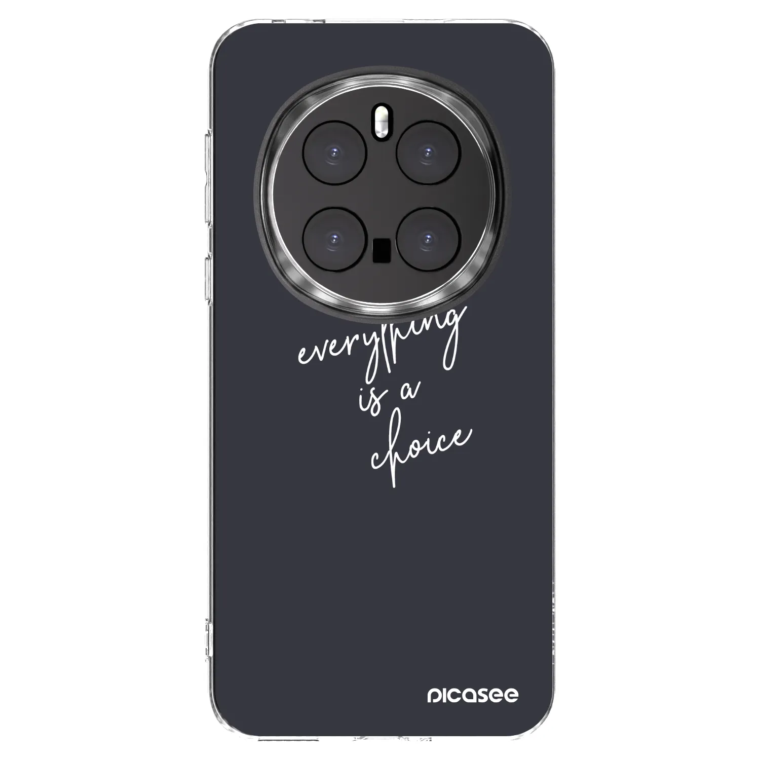 Picasee silikonski prozorni ovitek za Honor Magic7 Pro 5G - Everything is a choice