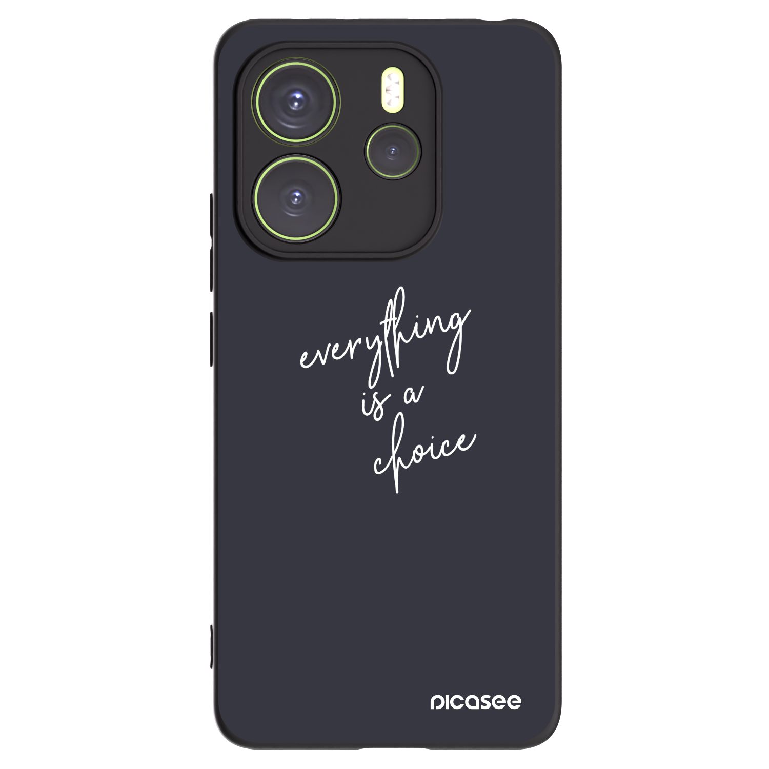 Picasee silikonski črni ovitek za Xiaomi Redmi Note 14 4G - Everything is a choice