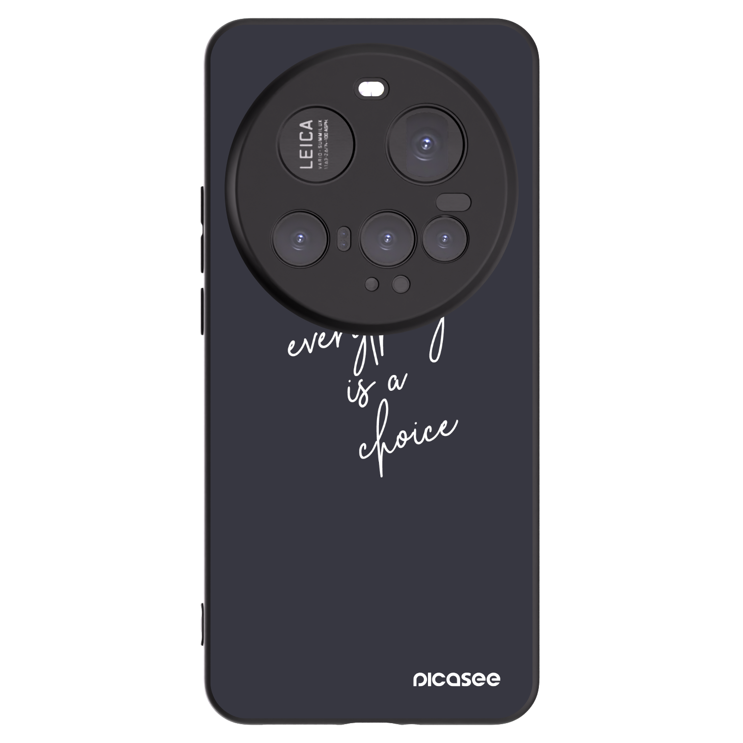Picasee silikonski črni ovitek za Xiaomi 15 Ultra - Everything is a choice