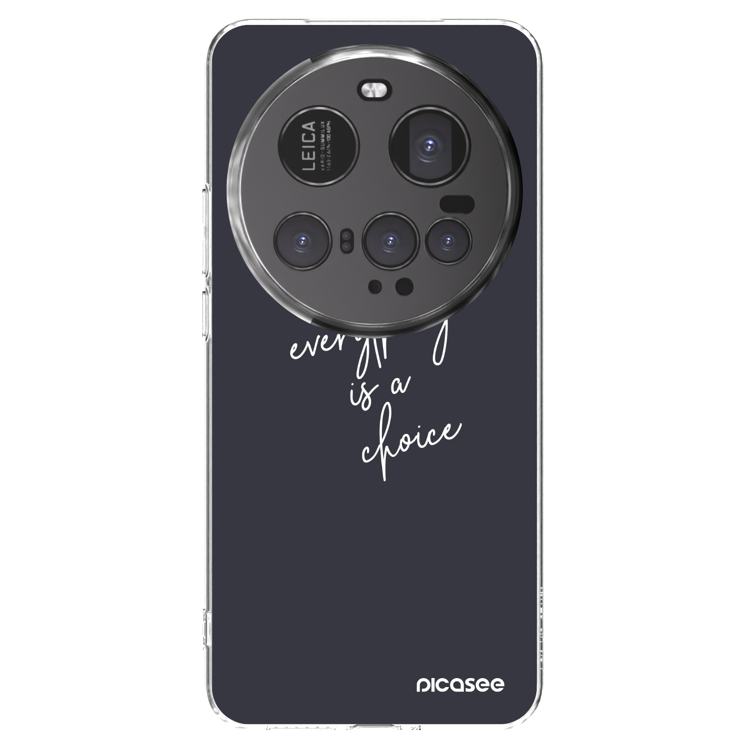 Picasee silikonski prozorni ovitek za Xiaomi 15 Ultra - Everything is a choice