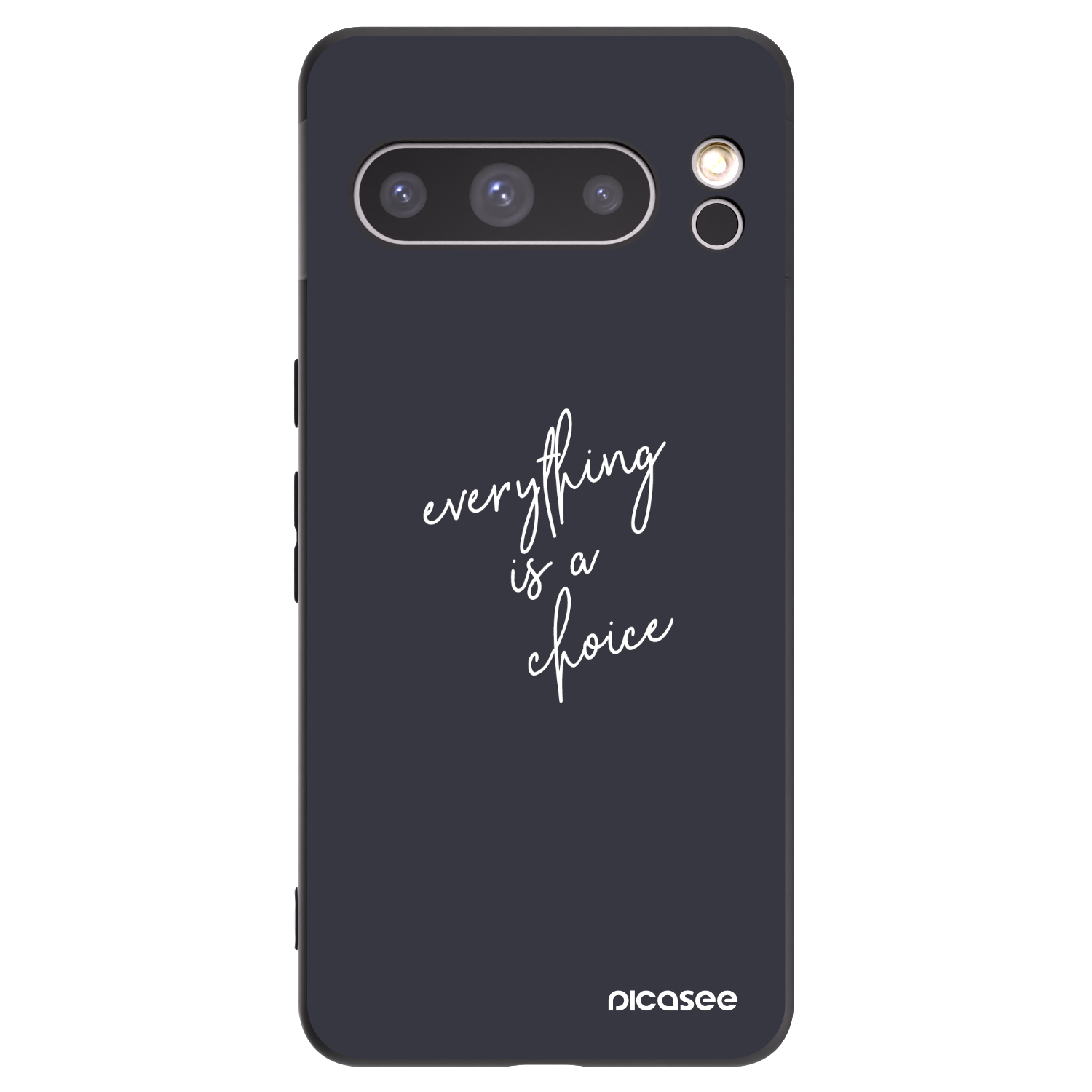 Picasee silikonski črni ovitek za Google Pixel 8 Pro - Everything is a choice