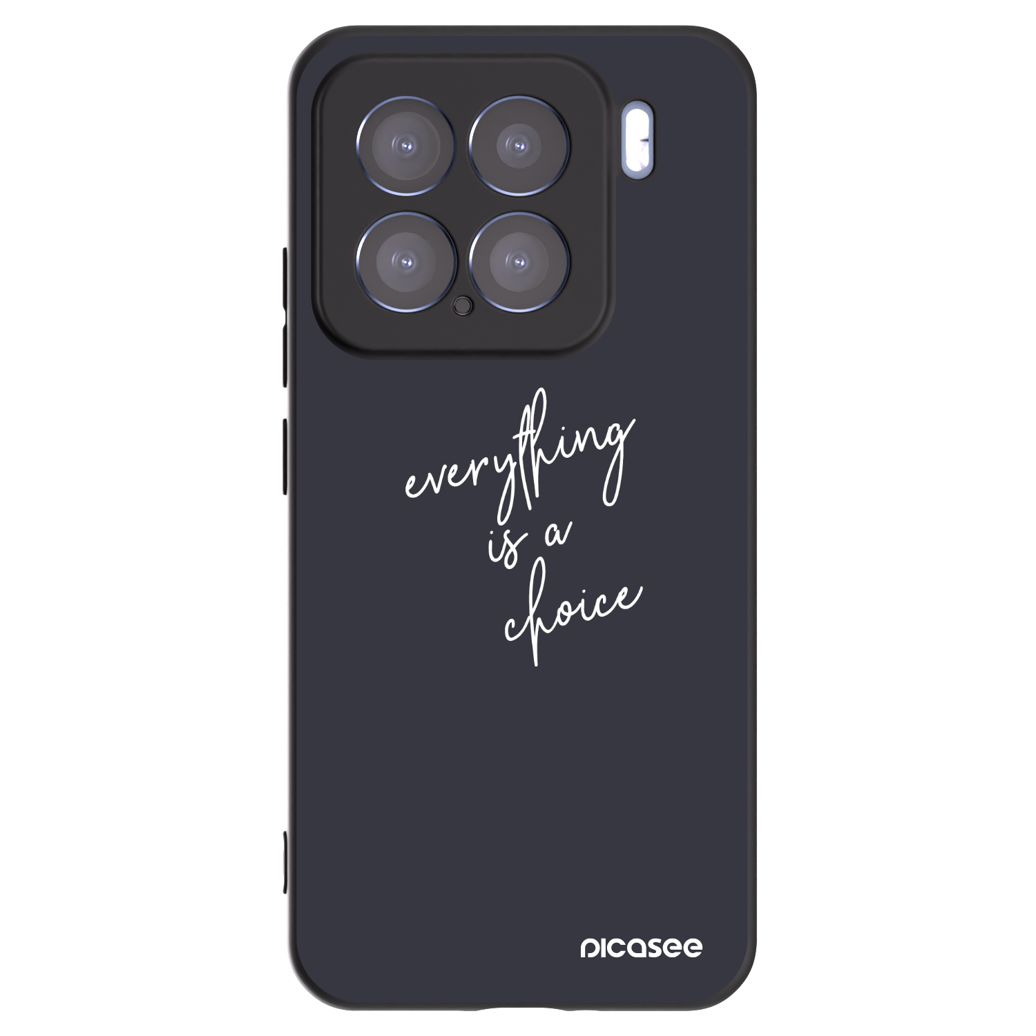Picasee silikonski črni ovitek za Xiaomi 15 - Everything is a choice