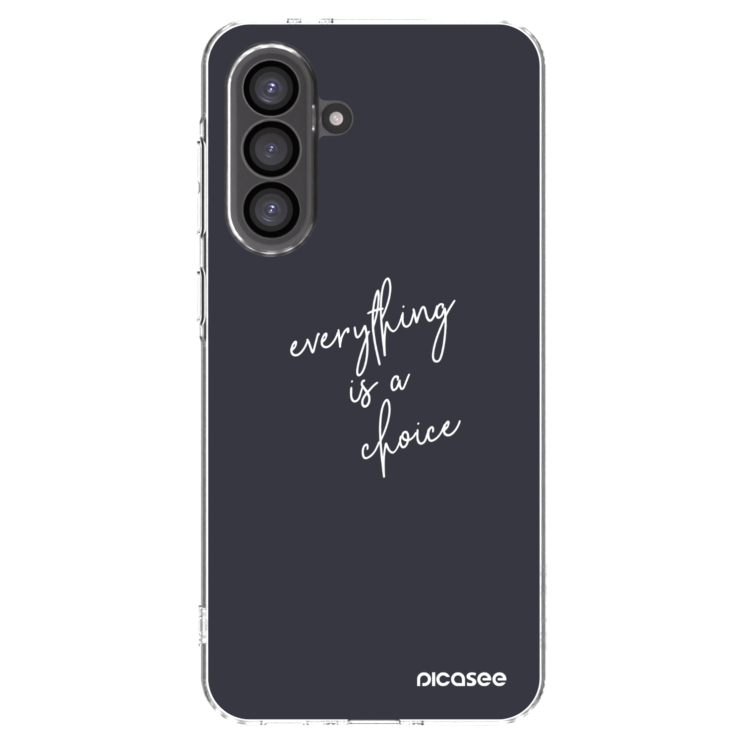 Picasee silikonski prozorni ovitek za Samsung Galaxy A36 5G - Everything is a choice