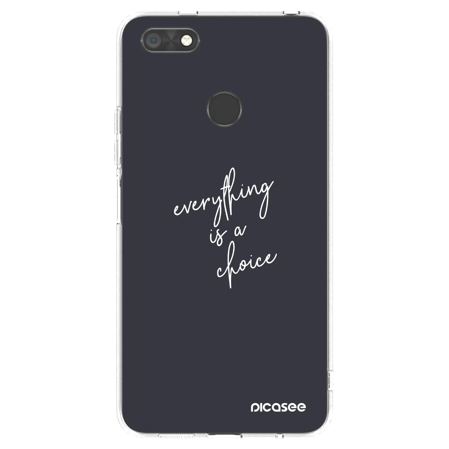 Picasee silikonski prozorni ovitek za Huawei P9 Lite Mini - Everything is a choice