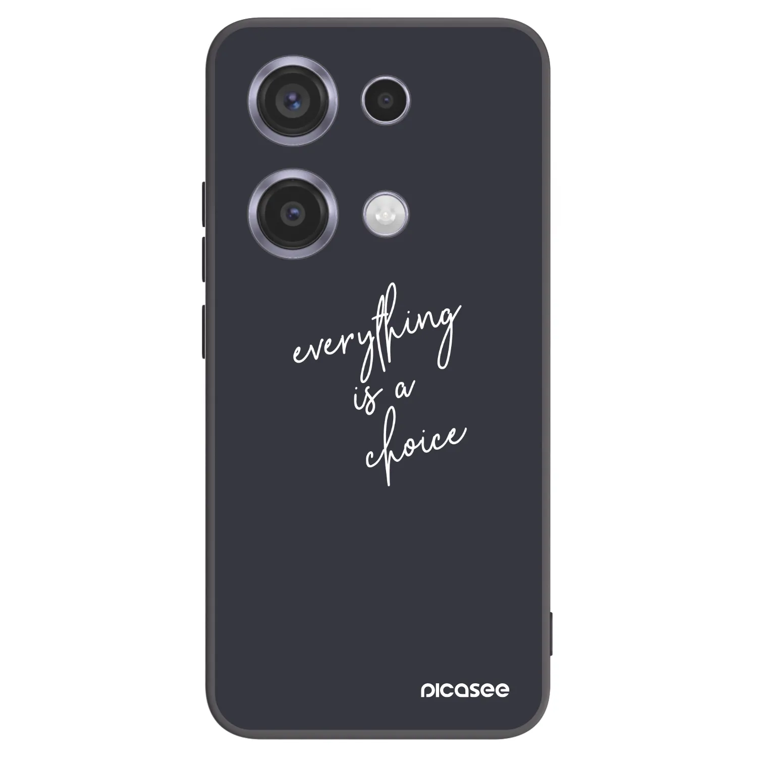 Picasee silikonski črni ovitek za Xiaomi Redmi Note 14S - Everything is a choice