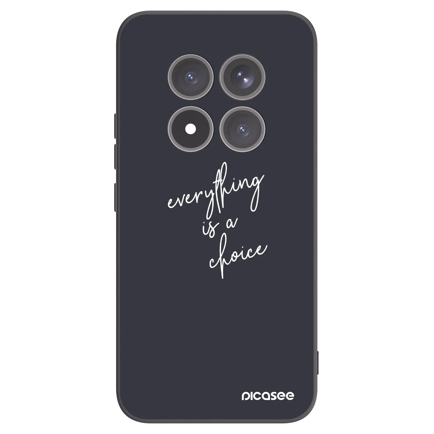 Picasee silikonski črni ovitek za Xiaomi Redmi Note 15 Pro+ - Everything is a choice