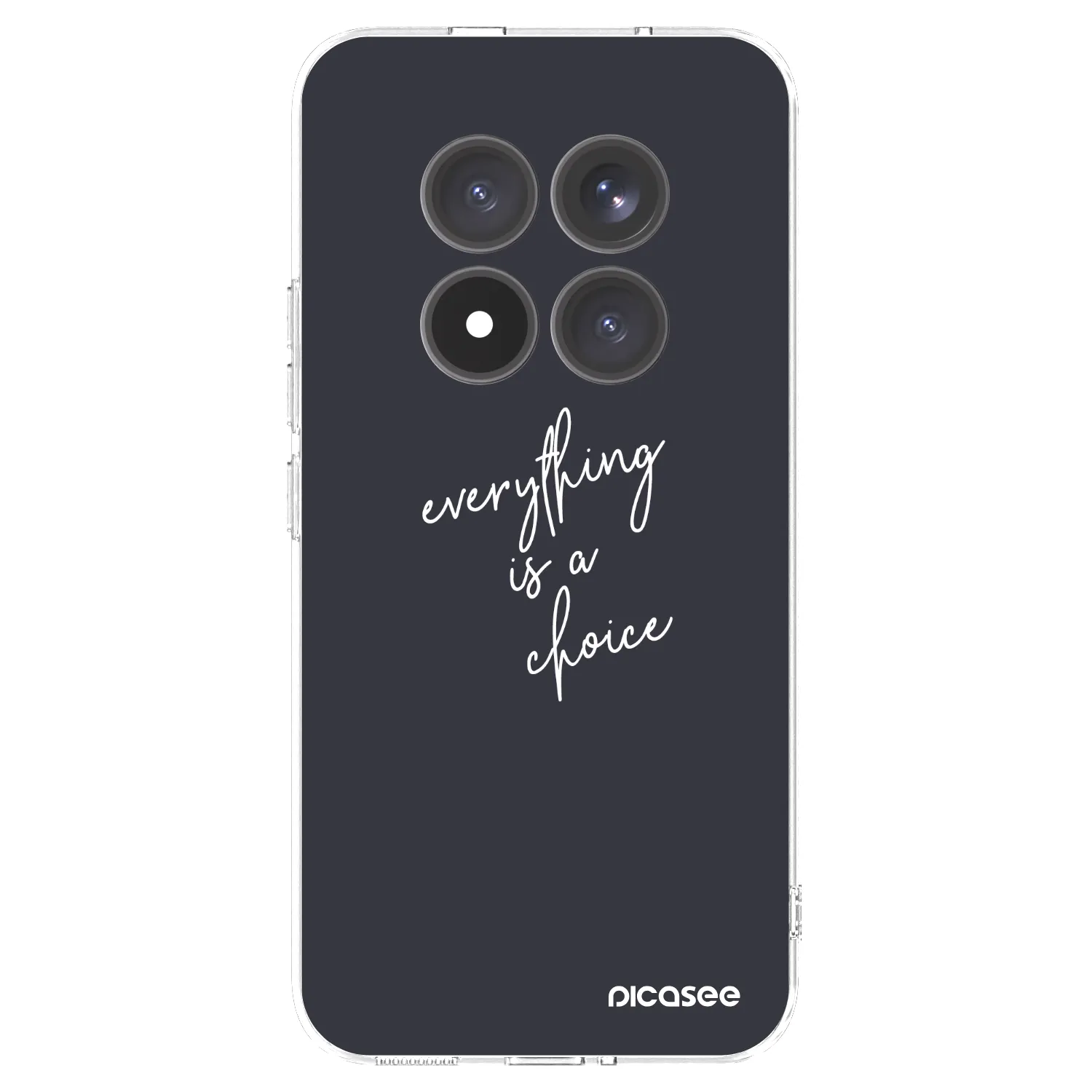 Picasee silikonski prozorni ovitek za Xiaomi Redmi Note 15 Pro+ - Everything is a choice