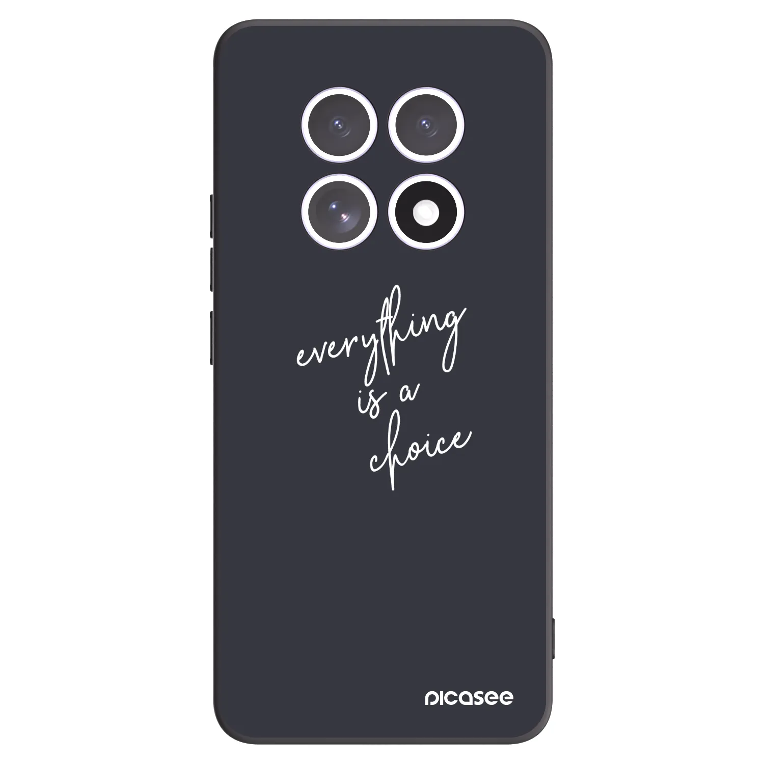 Picasee silikonski črni ovitek za Xiaomi Redmi Note 15 - Everything is a choice