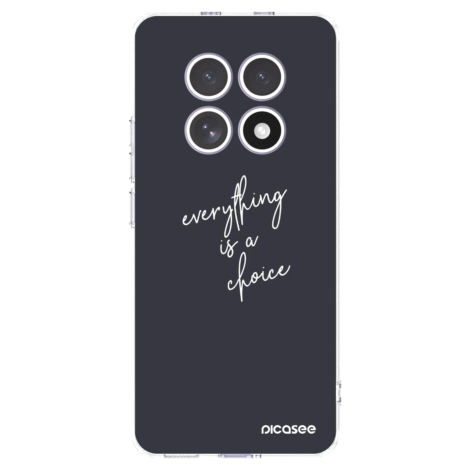 Picasee silikonski prozorni ovitek za Xiaomi Redmi Note 15 - Everything is a choice
