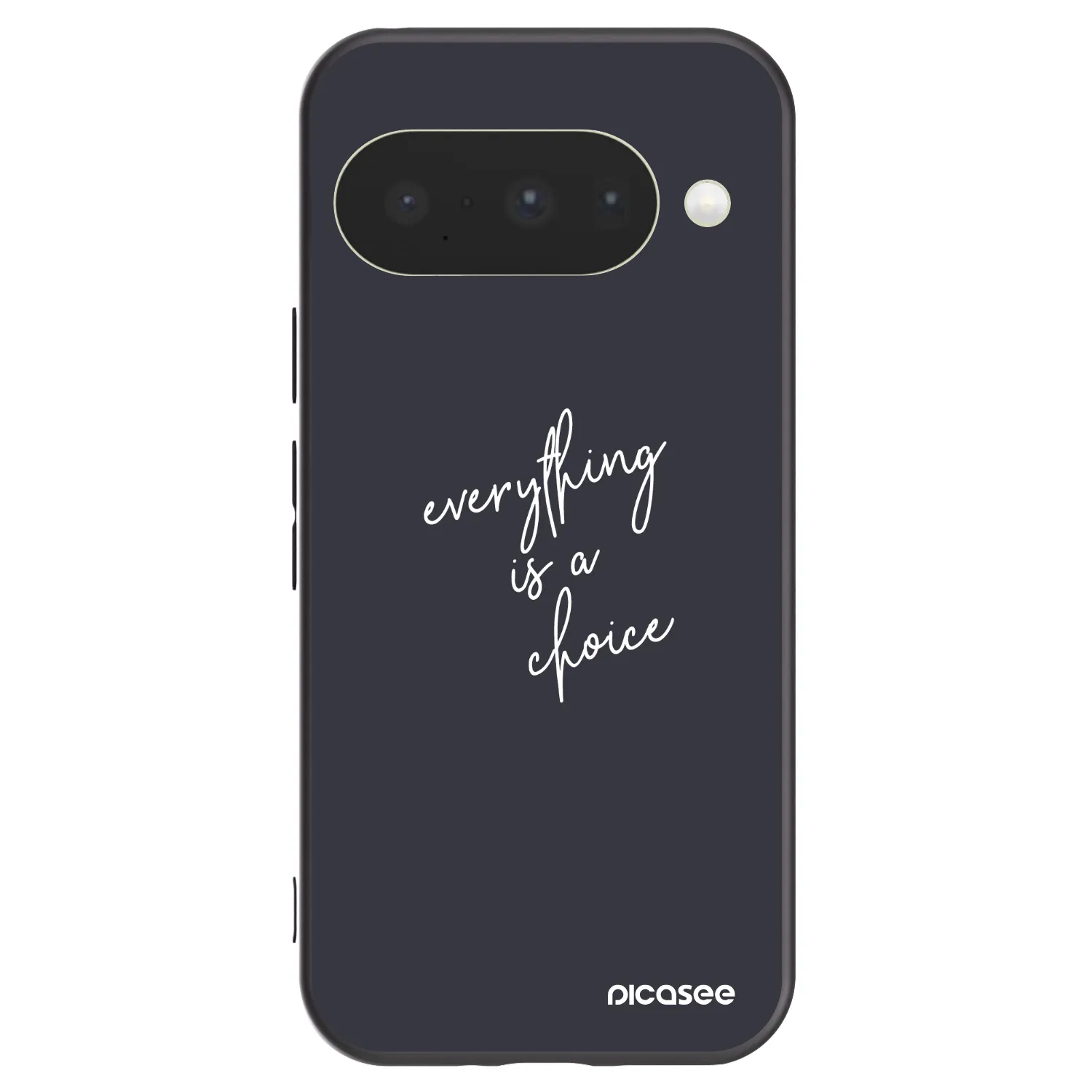 Picasee silikonski črni ovitek za Google Pixel 10 - Everything is a choice